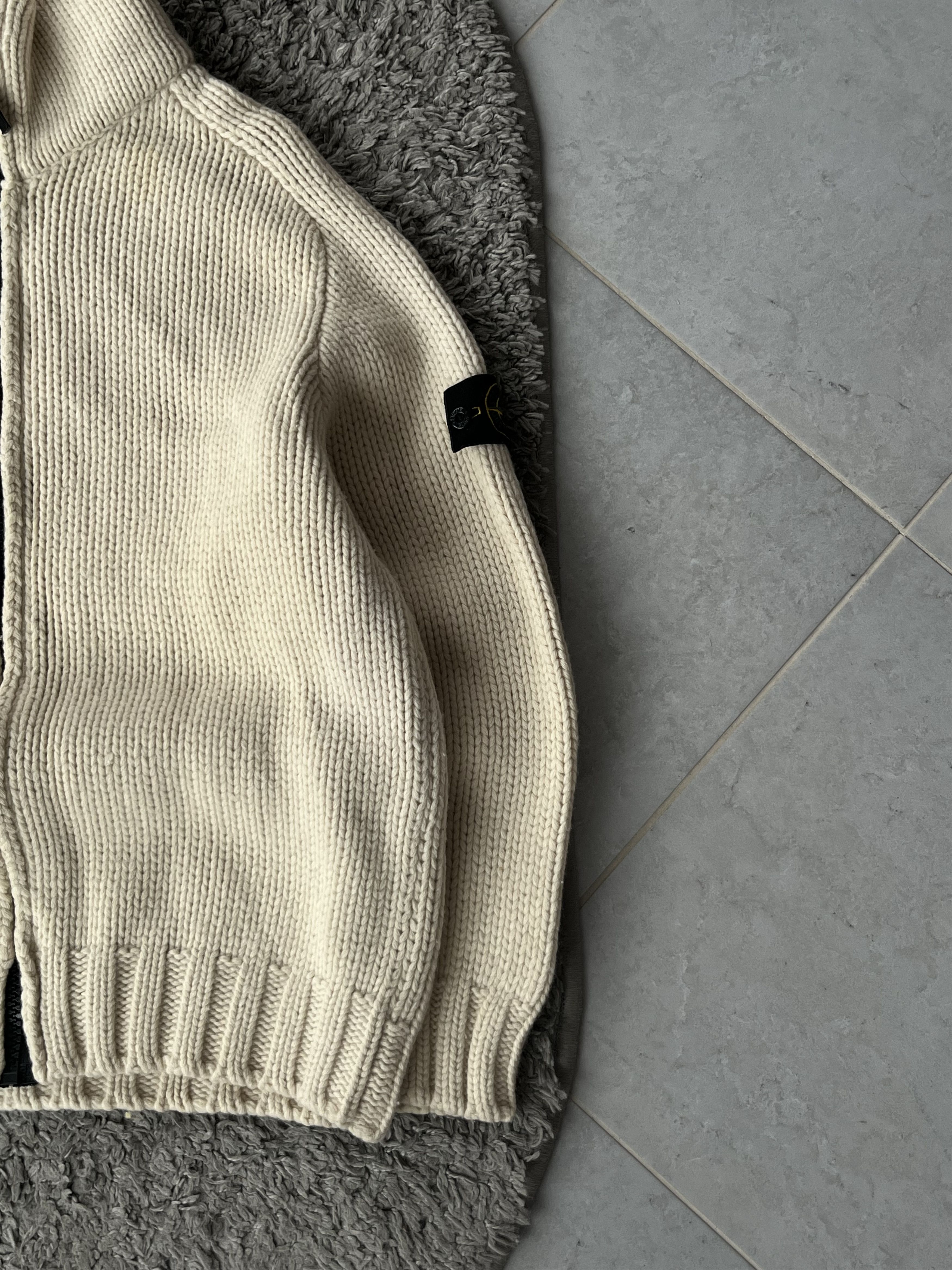 Stone Island STONE ISLAND Vintage Full Zip Knitwear MADE IN ITALY Size US M / EU 48-50 / 2 - 4 Thumbnail