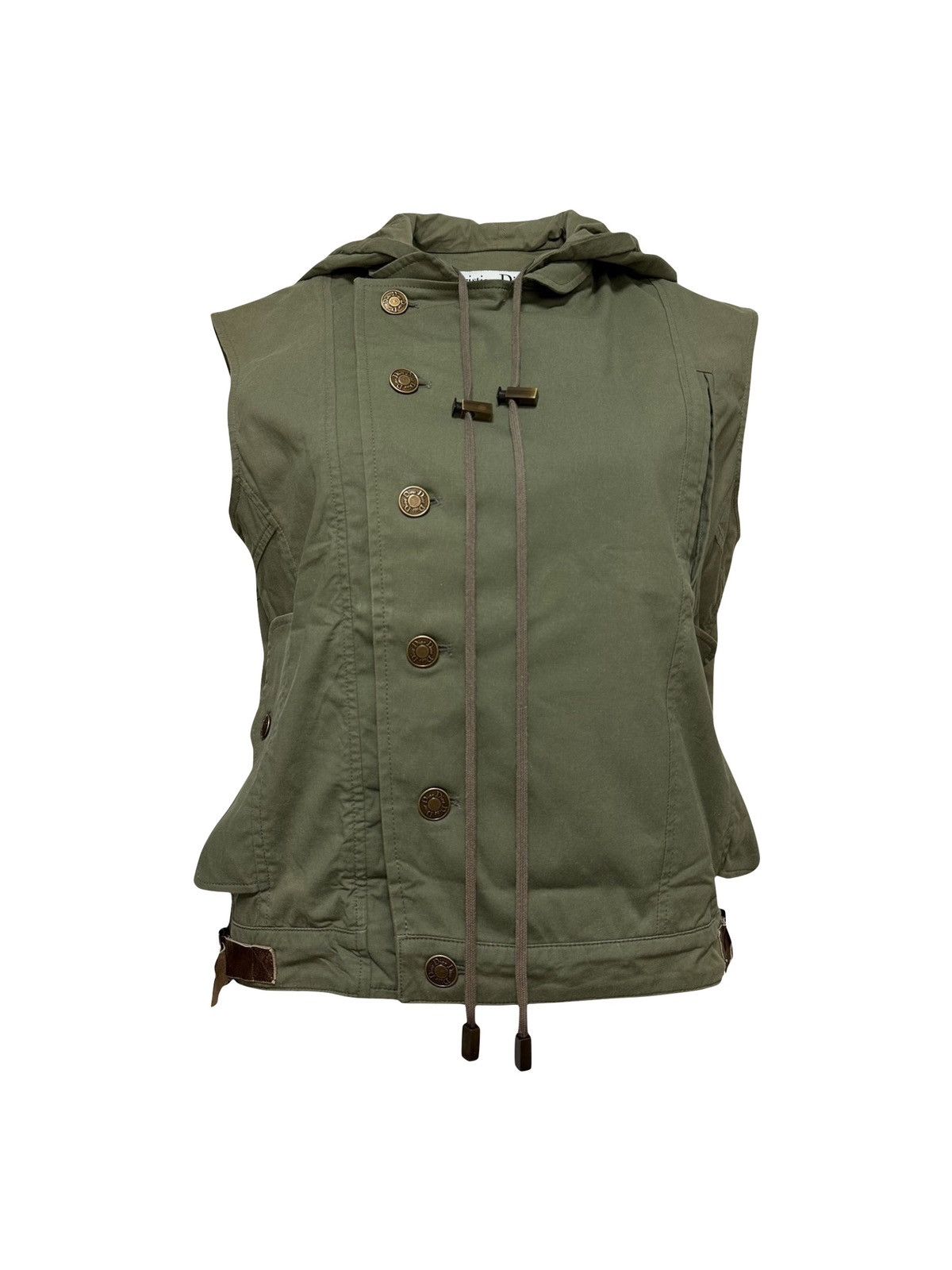 Dior CHRISTIAN DIOR Spring Summer 2003 Leather Buckle Vest Size ONE SIZE - 1 Thumbnail