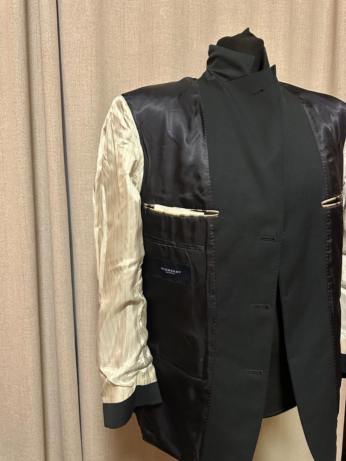 Burberry Burberry London Super 100 s Wool Blazer Jacket Gold Buttons Size 38R - 9 Thumbnail