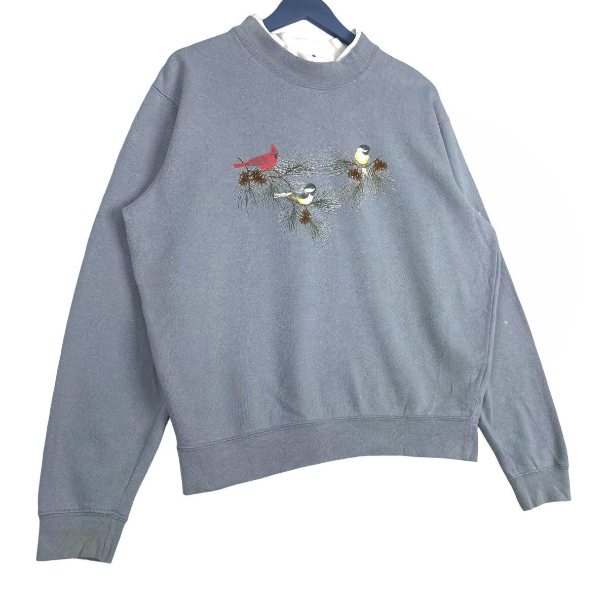 Vintage Vintage Sawyer Creek Burg Graphic Double Collar Sweatshirt Size L / US 10 / IT 46 - 3 Thumbnail