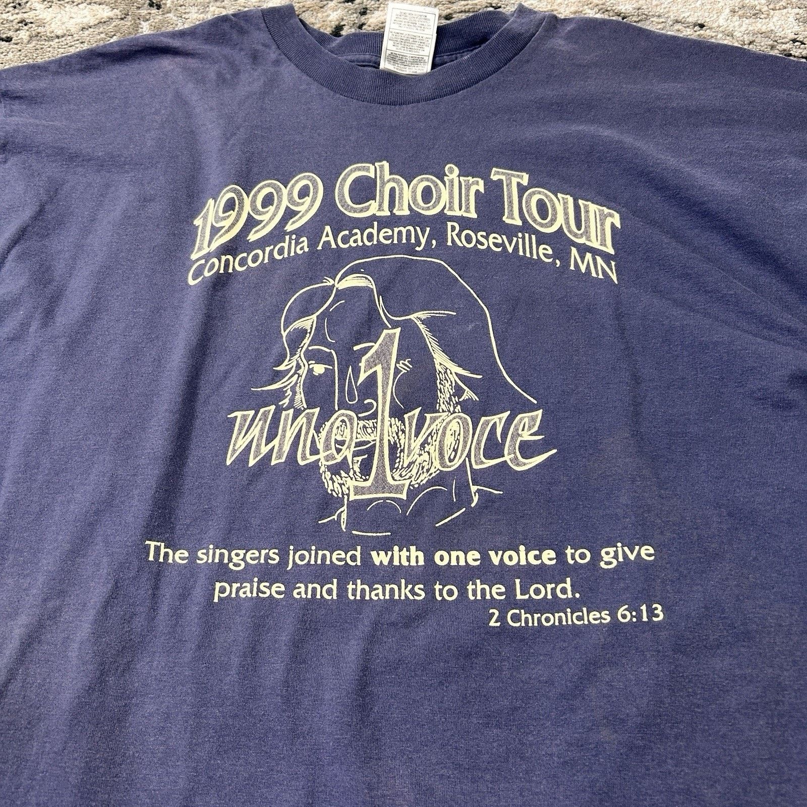 & Other Stories Vintage Jesus Tee 1999 Concordia Academy Choir Tour Uno XL Size US XL / EU 56 / 4 - 2 Thumbnail