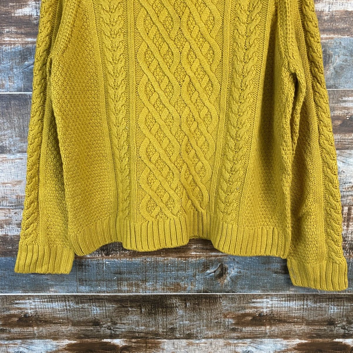 Japanese Brand DL GU Vintage Yellow Knitwear #C1146 Size L / US 10 / IT 46 - 6 Thumbnail