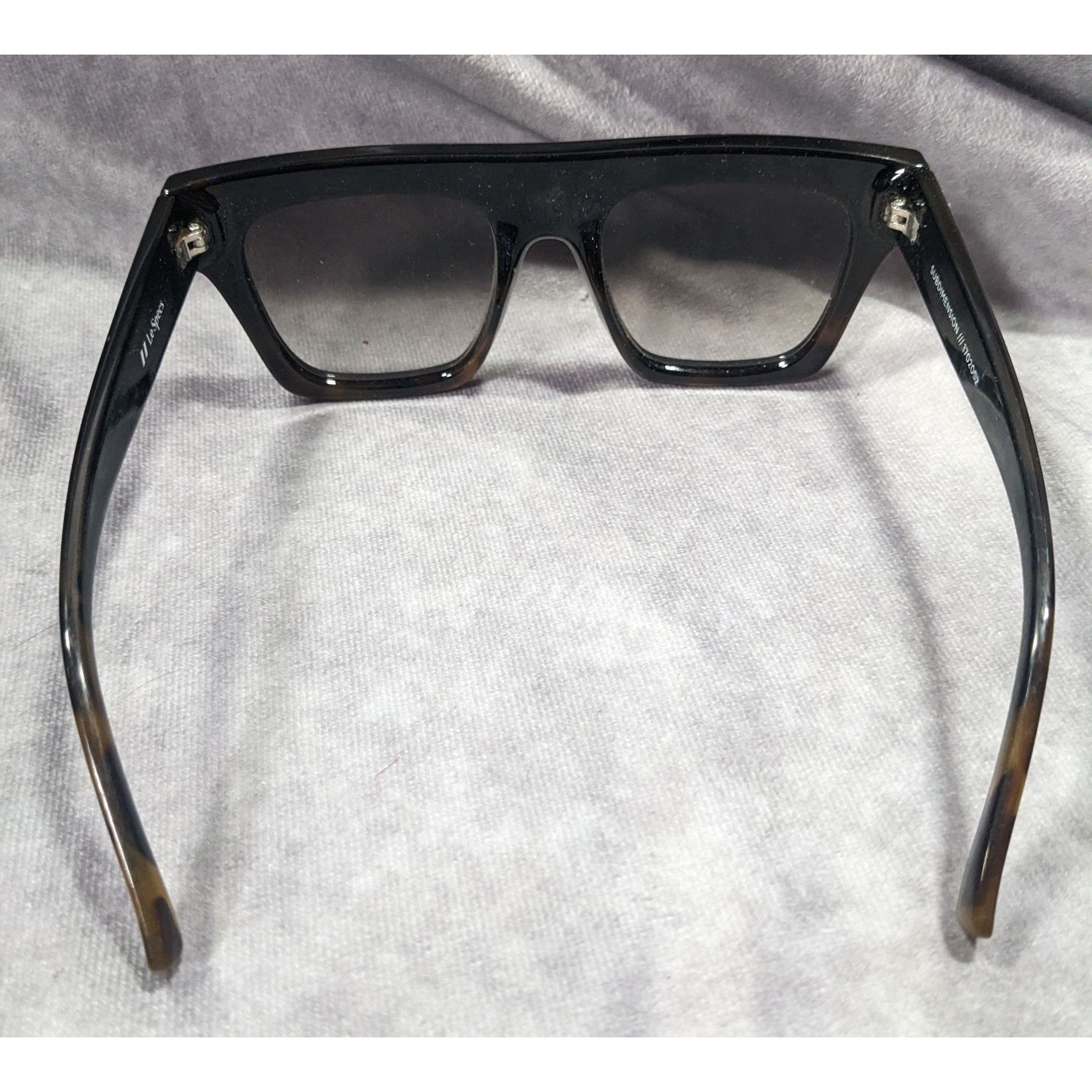 Le Specs Le Specs Subdimension Chunky Retro Tortoise Sunglasses Size ONE SIZE - 4 Thumbnail