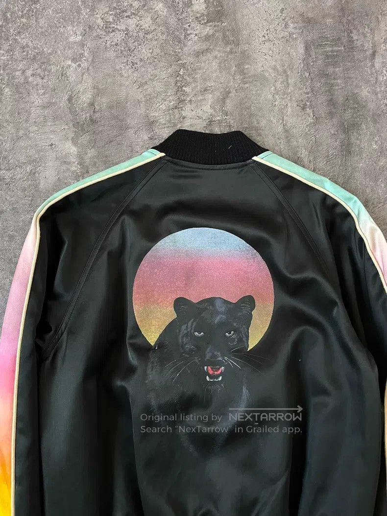 Saint Laurent Paris Saint Laurent Paris Black panther rainbow patchwork jacket Size S / US 4 / IT 40 - 7 Thumbnail