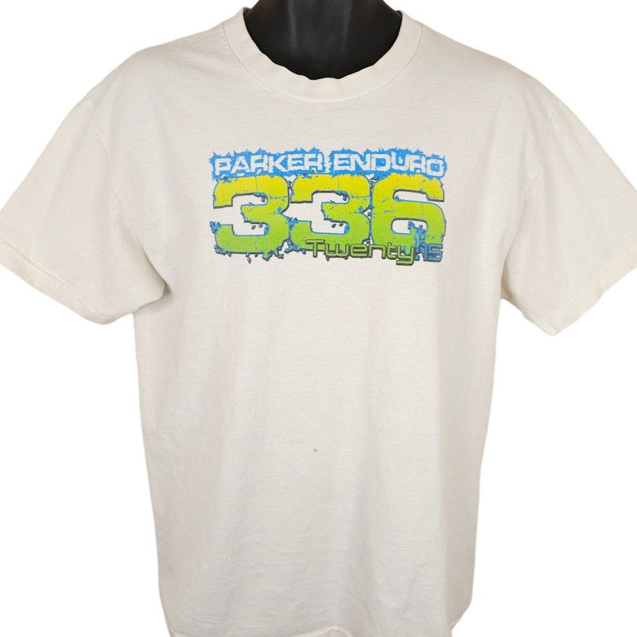 Other Parker Enduro 336 Race T Shirt Mens Size Large White Speed Size US L / EU 52-54 / 3 - 2 Thumbnail