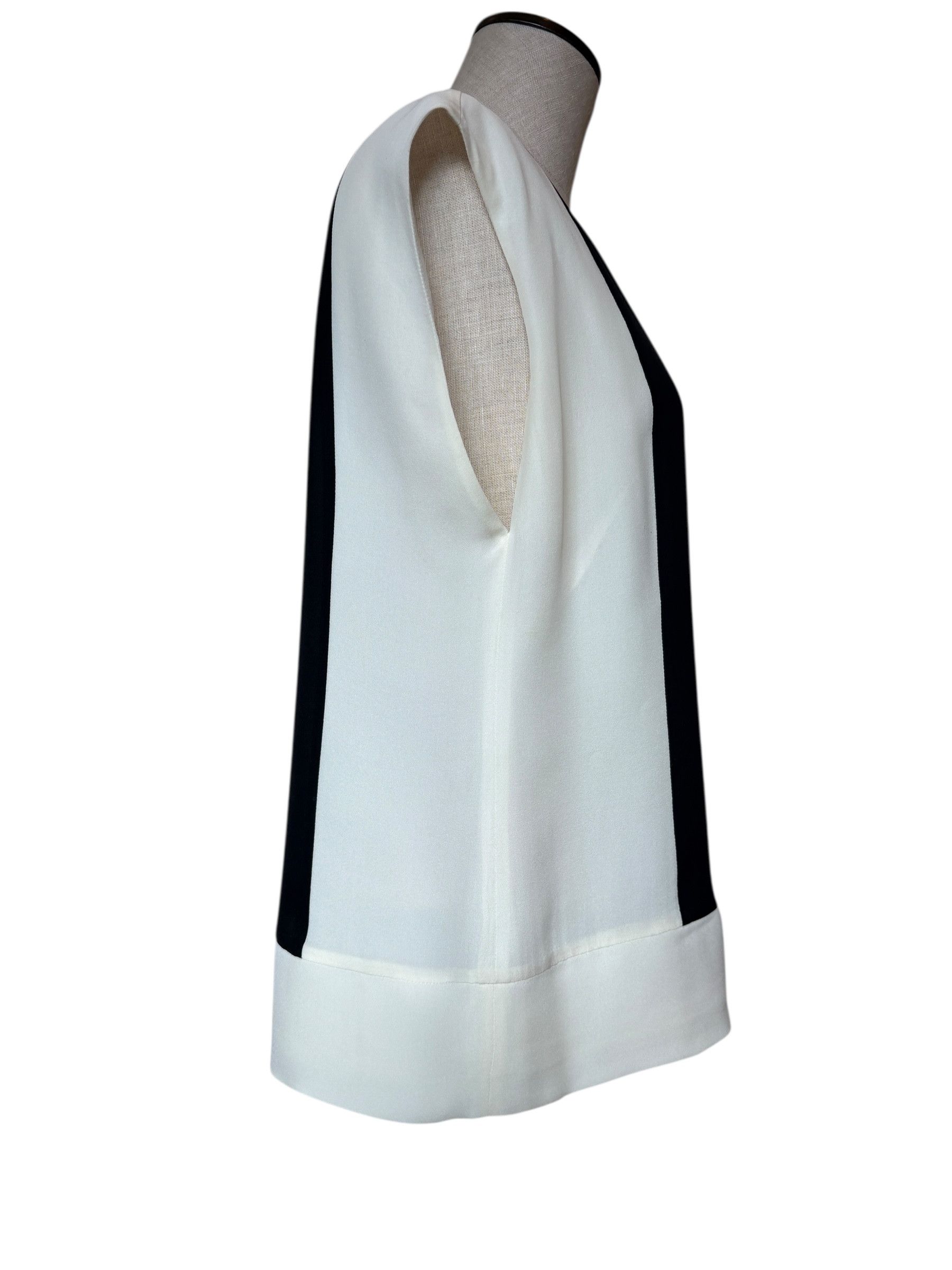 J.Crew Silk Sleeveless Blouse Size M / US 6-8 / IT 42-44 - 3 Thumbnail
