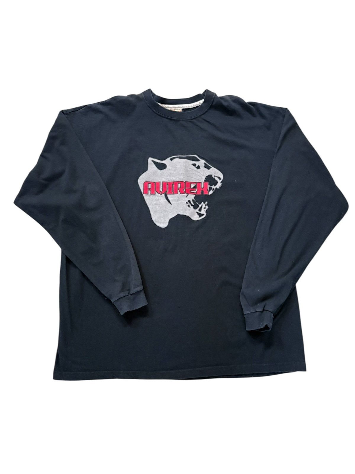 Avirex 00’s Avirex Varsity Vintage Lion Graphic L/S Shirt Size US XXL / EU 58 / 5 - 1 Thumbnail