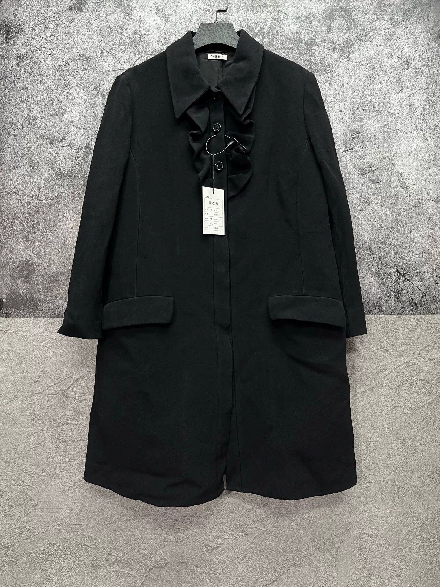 Miu Miu MIUMIU Mid-Length Blazer Size S / US 4 / IT 40 - 1 Thumbnail