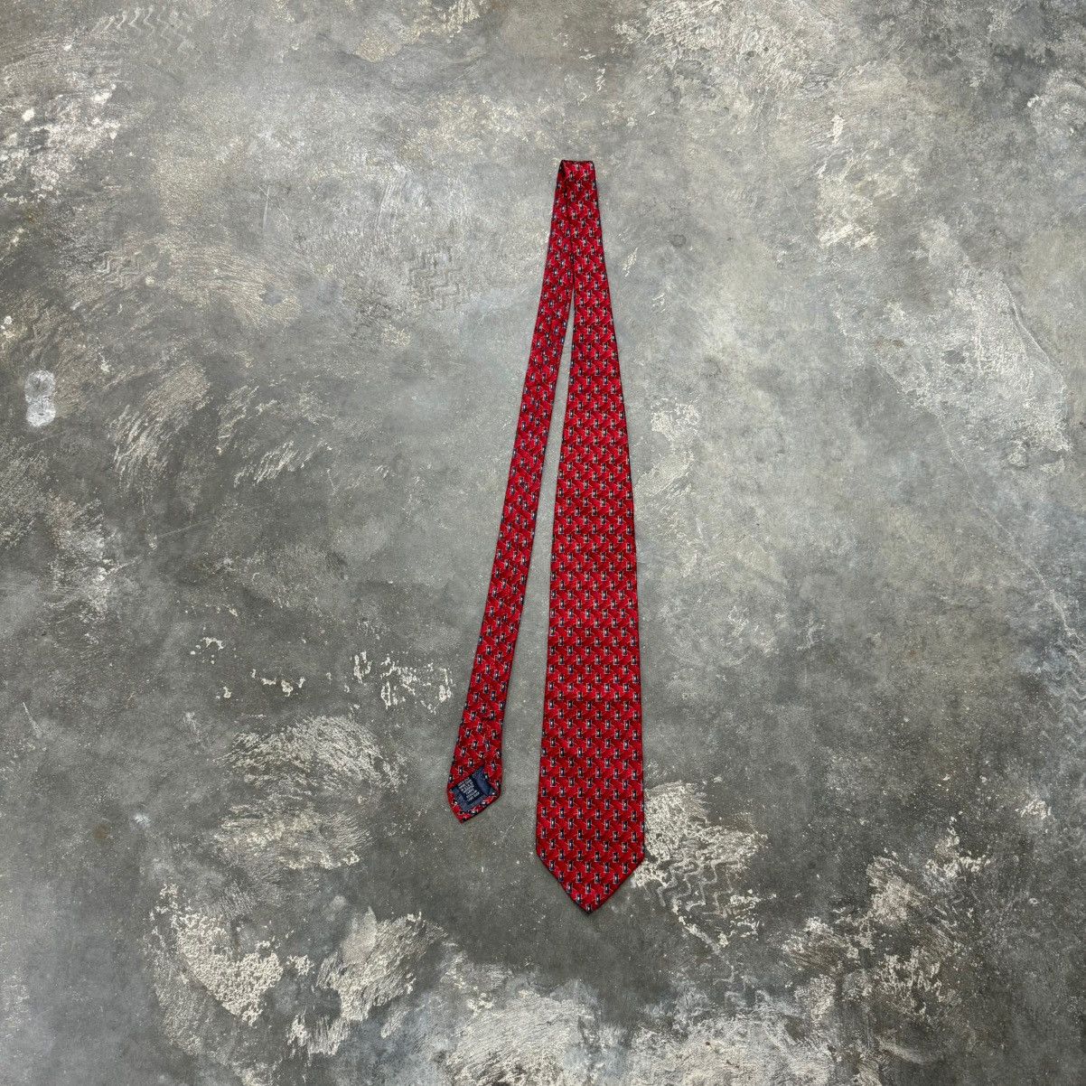 Roundtree & Yorke Vintage Roundtree & Yorke Handmade Silk Tie USA Preppy Size ONE SIZE - 7 Thumbnail