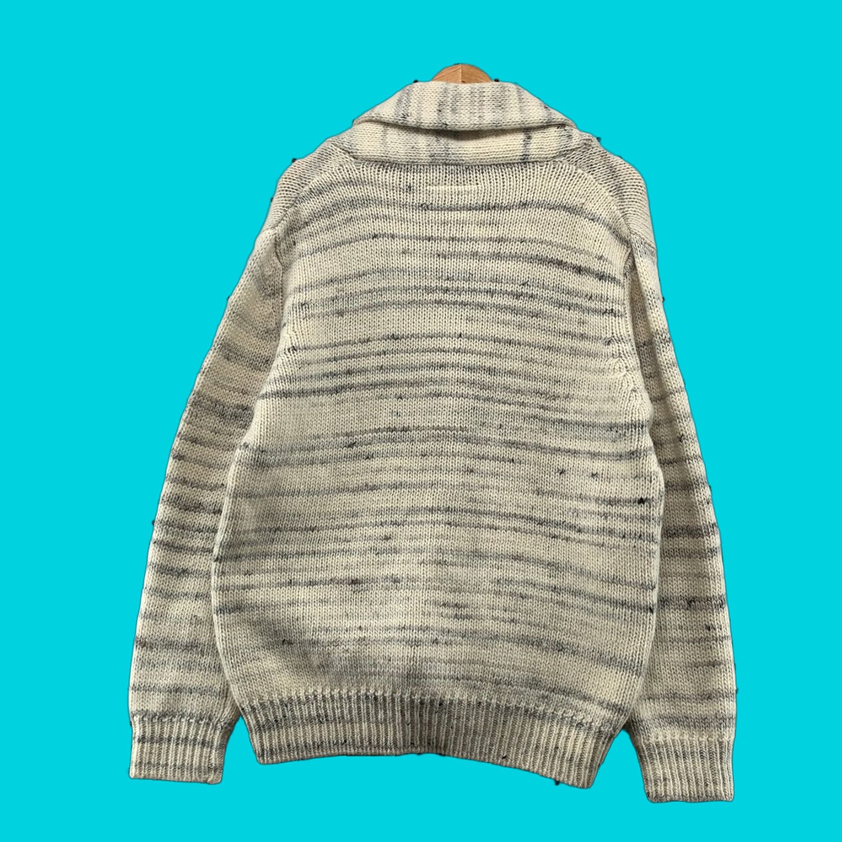 Schott Schott Wool Cardigan Sweater Womens M Beige Military Knit Button Shawl Size M / US 6-8 / IT 42-44 - 1 Thumbnail