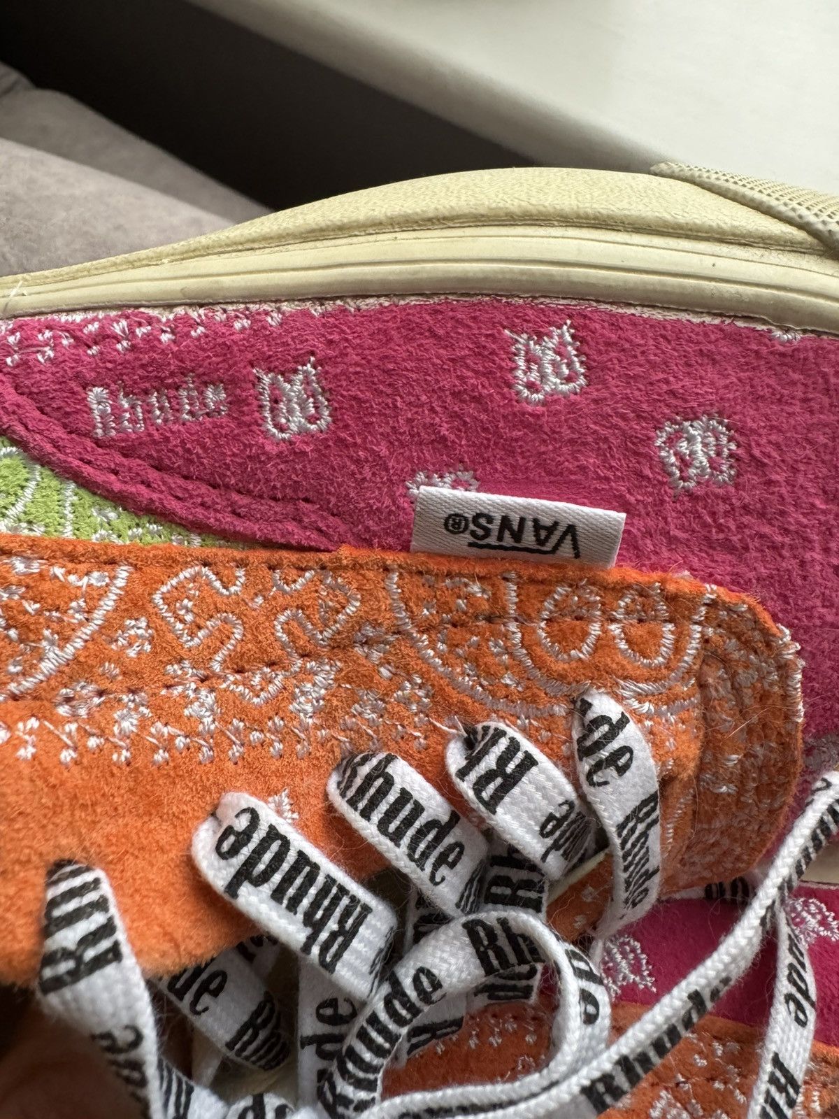 Rhude × Vans VANS x RHUDE sneakers shoes size US8 study all photos descri Size US 8 / EU 41 - 18 Thumbnail
