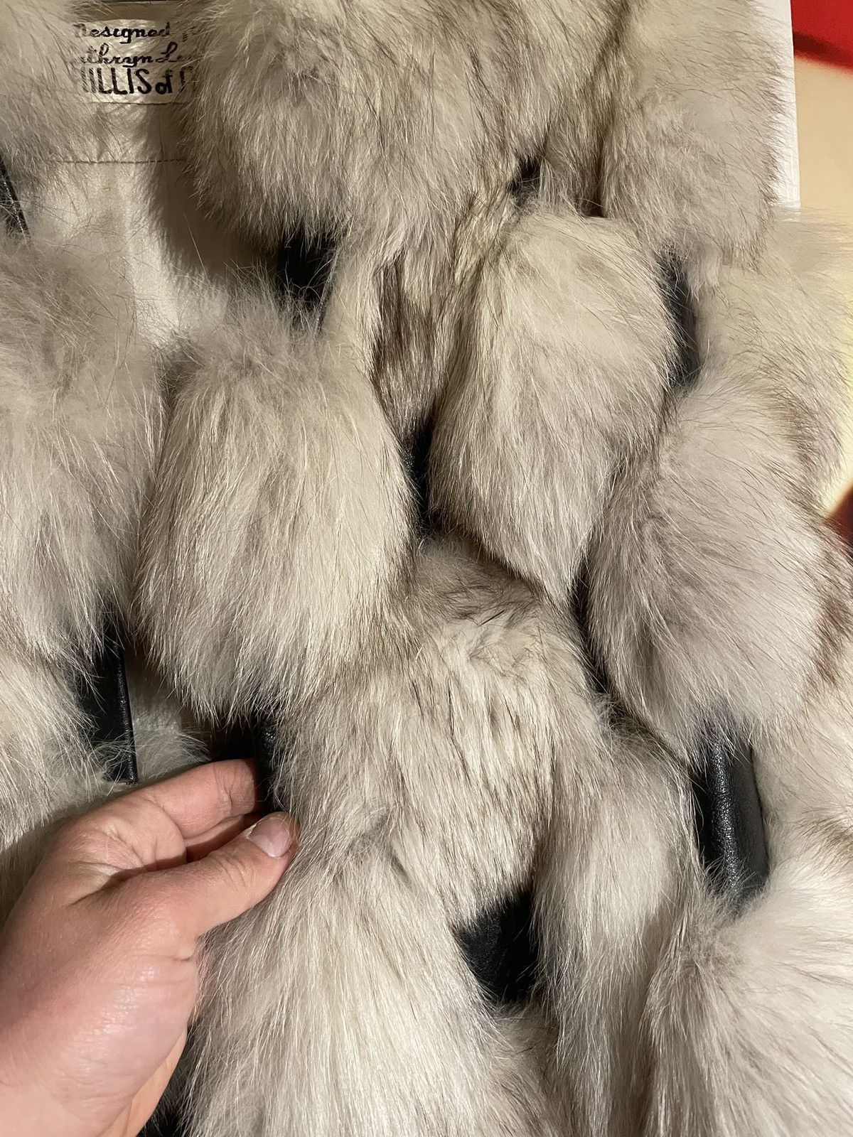 Rabbit Fur Fox Fur 70s Fur Jacket Vtg 70s Custom Made