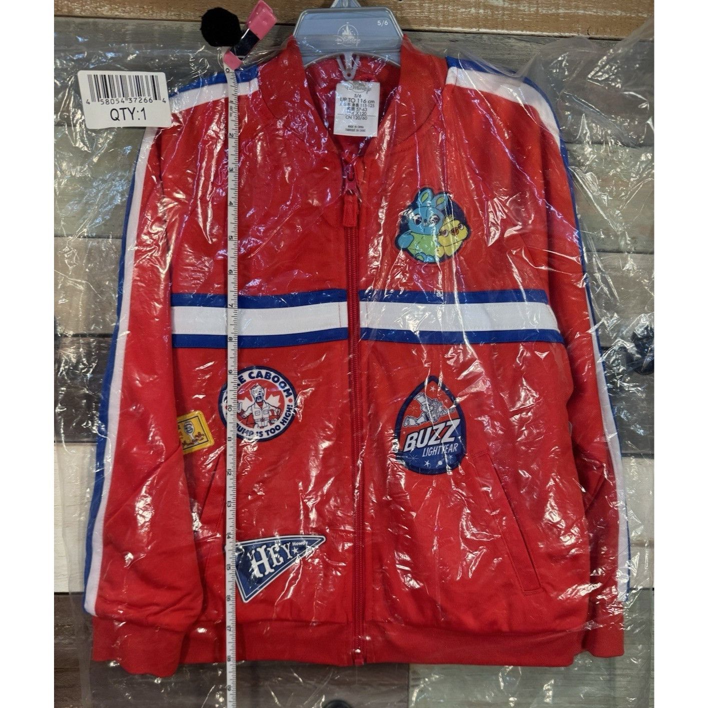 Disney Disney Pixar TOY STORY Boys 5/6 Track Style Windbreaker Zip Size US S / EU 44-46 / 1 - 11 Thumbnail