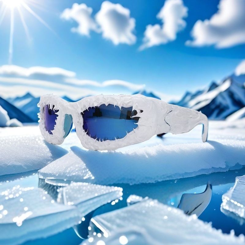 Electric Visual Vibe Street ins style custom avant-garde sunglasses Size ONE SIZE - 6 Thumbnail