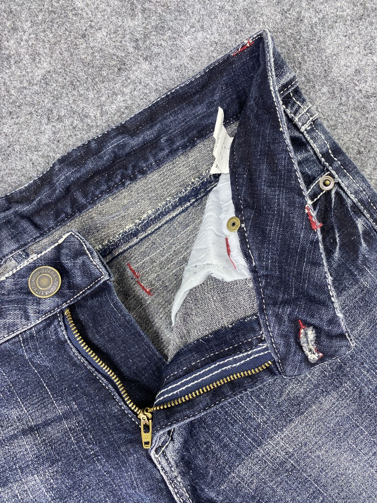 Japanese Brand × Jean Japanese Brand Blue Wash Jeans - J1100 Size US 33 - 7 Thumbnail