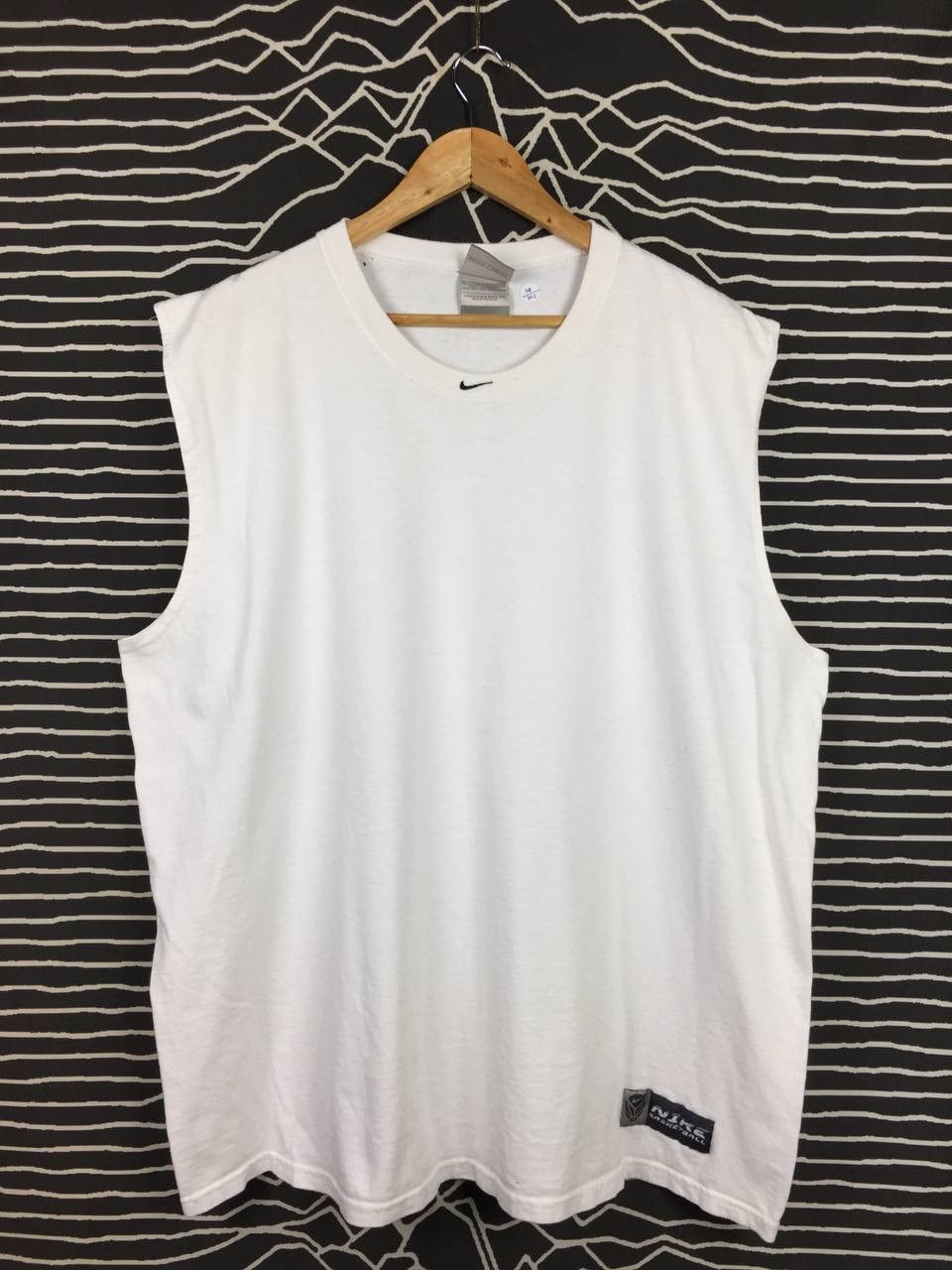 Nike × Vintage Vtg 00s Nike Grey Label Nike Basketball Sleeveless Tee Size US XXL / EU 58 / 5 - 2 Thumbnail