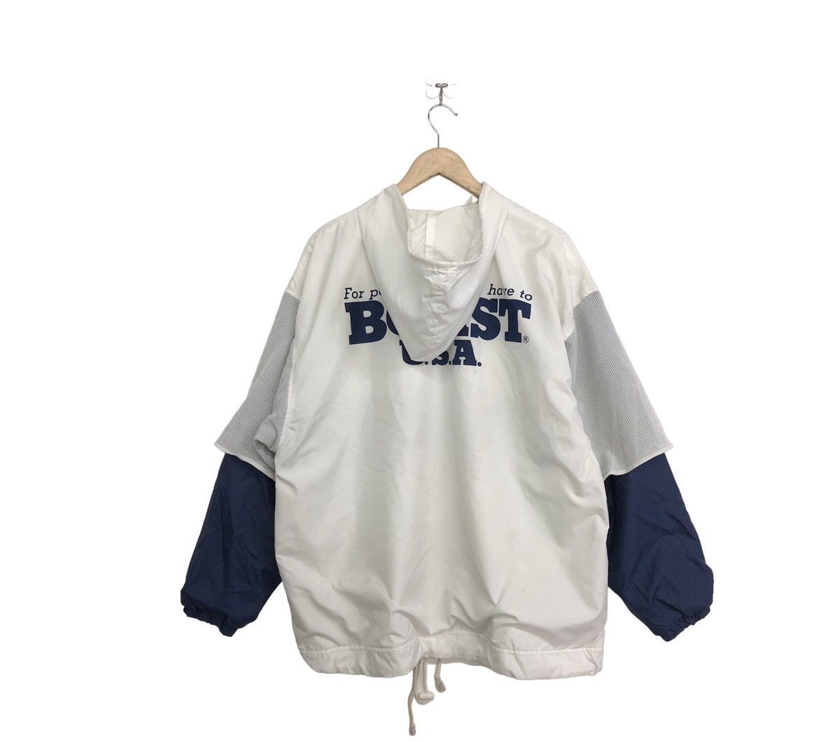 Japanese Brand Vintage Boast USA Half Zipper Windbreaker Jacket Size US M / EU 48-50 / 2 - 2 Thumbnail