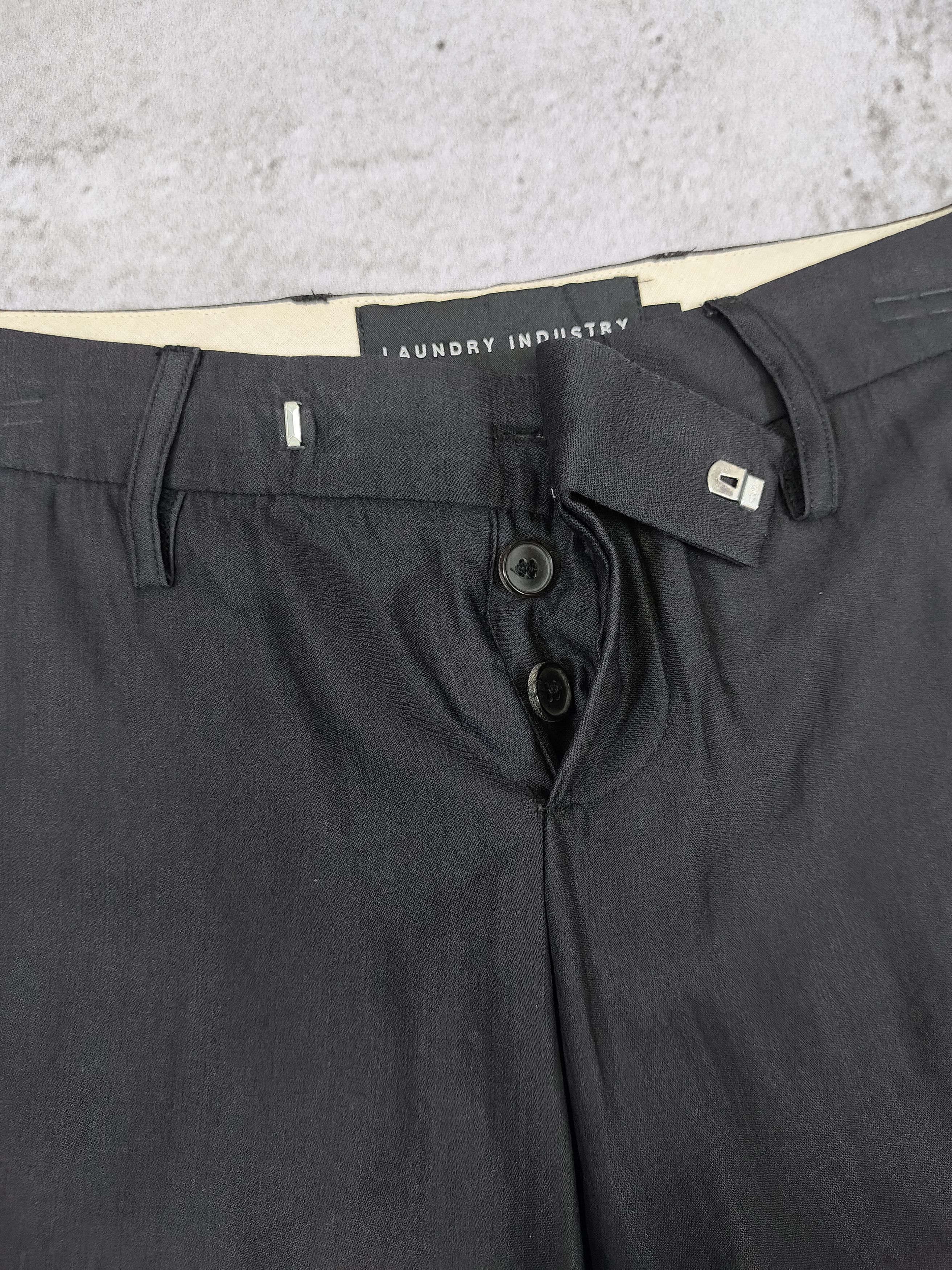 Vintage 00s Laundry Industry-Archive Tailored Wool Utility Strap Hem Size US 30 / EU 46 - 5 Thumbnail