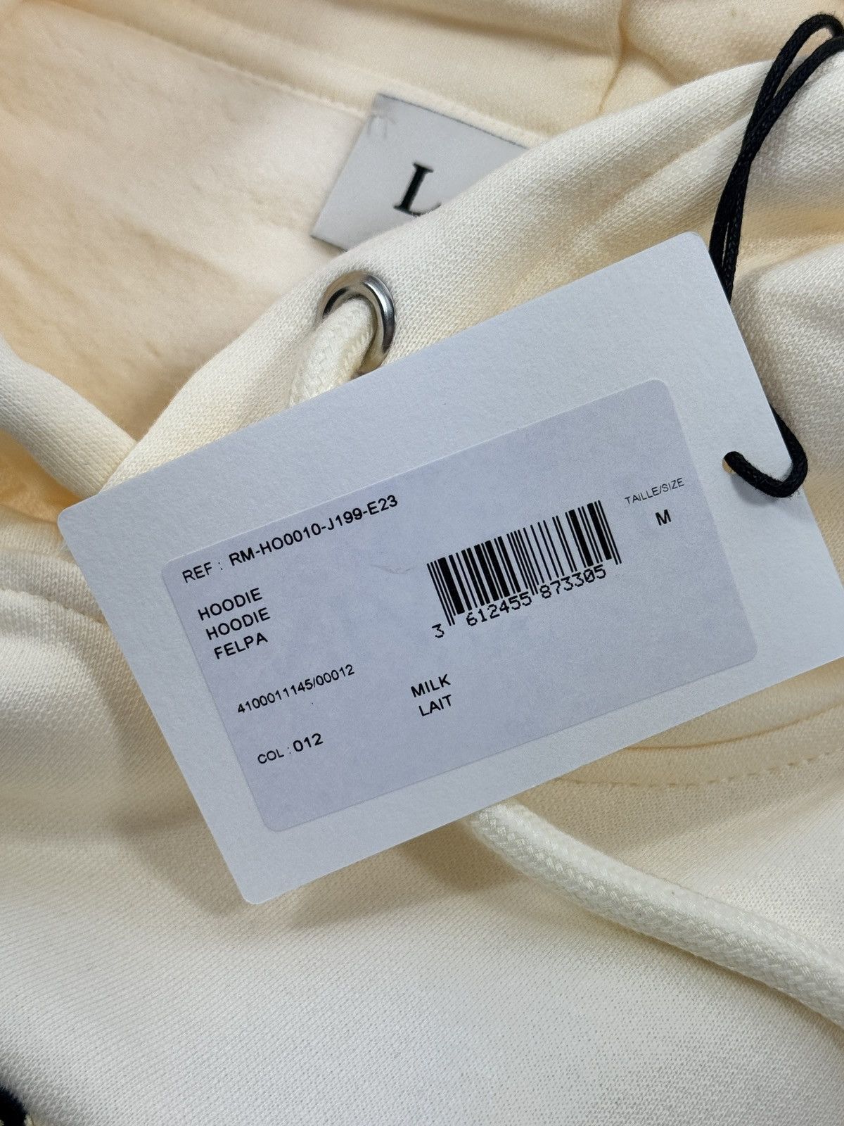 Lanvin Curb Lace Logo embroidered Hoodie Size US M / EU 48-50 / 2 - 6 Thumbnail