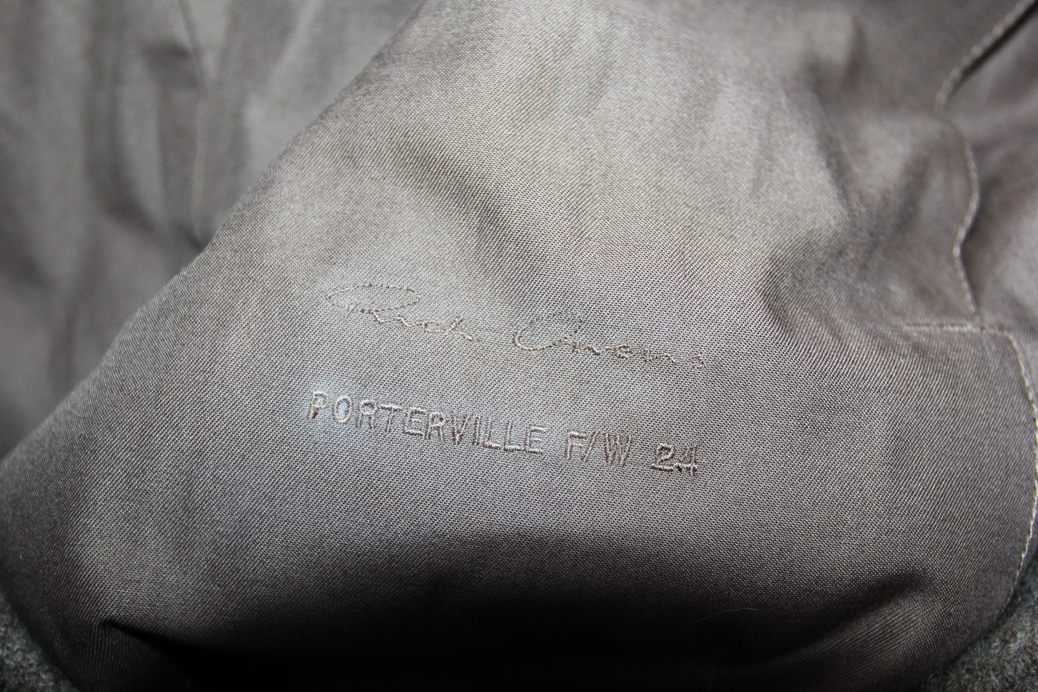 Rick Owens BNWT AW24 RICK OWENS "PORTERVILLE" HOODED GIMP ROBE COAT 48 Size US M / EU 48-50 / 2 - 9 Thumbnail
