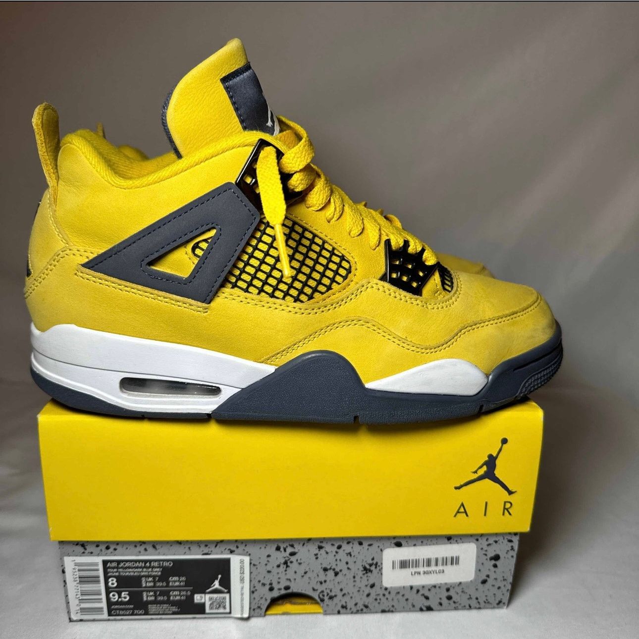 Jordan Brand × Nike Size 8 - Nike Air Jordan 4 Retro Lightning 2021 Men's Shoes Size US 8 / EU 41 - 1 Thumbnail