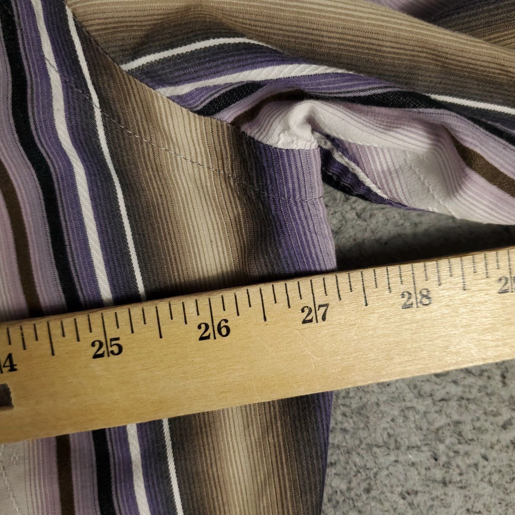 Tommy Bahama Tommy Bahama Shirt Mens 2XL Purple Striped Cotton Button Up Long Sleeve Size US XXL / EU 58 / 5 - 5 Thumbnail