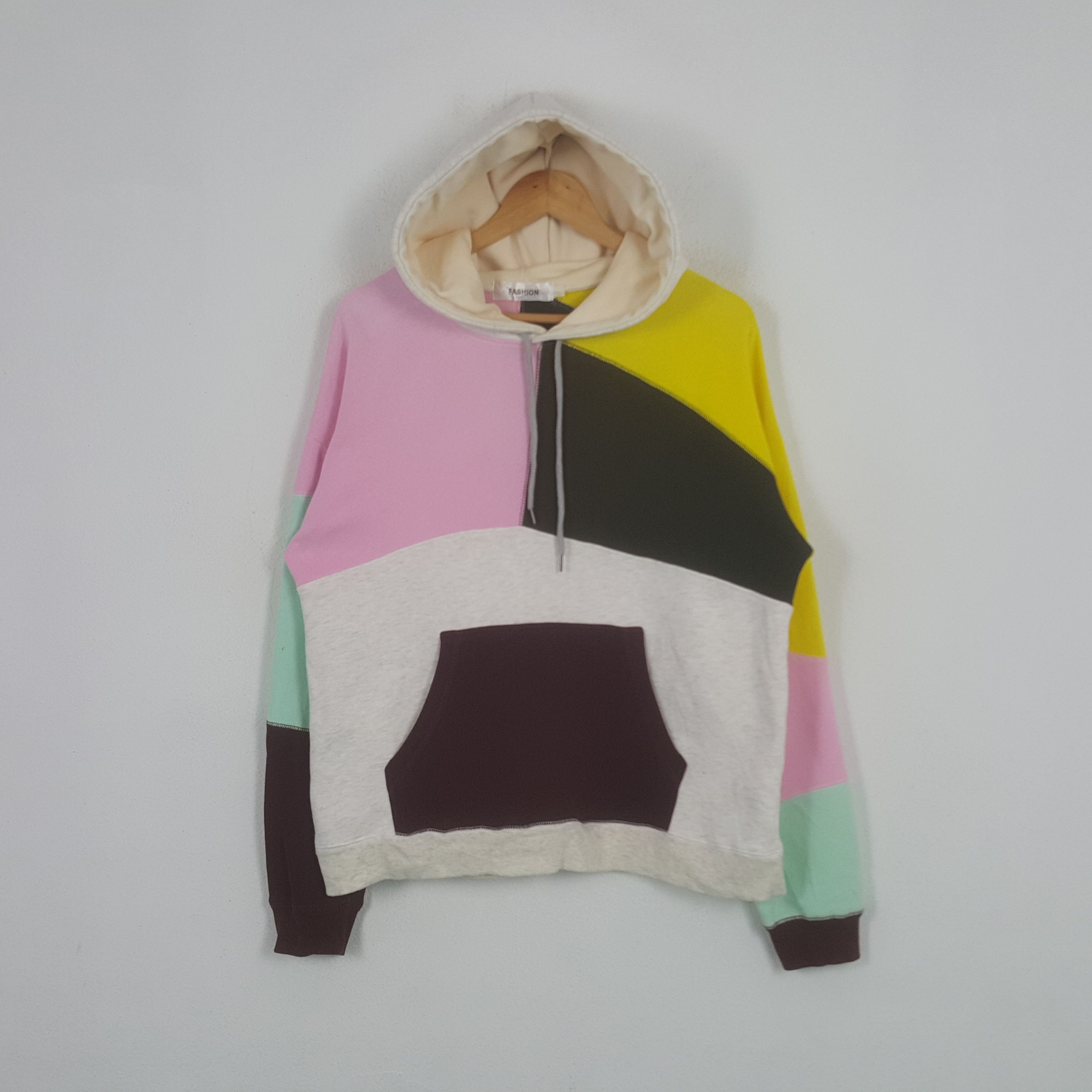Vintage Fashion Designer Streetwear Soft Color Hoodies