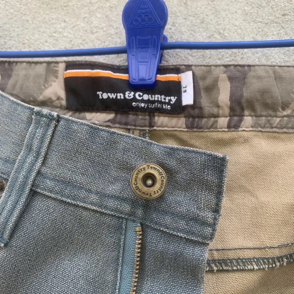 Devilock × Japanese Brand × Rusty 🔥TOWN & COUNTRY🔥 BAGGY VINTAGE HEAVY COTTON TROUSERS PANTS Size US 30 / EU 46 - 7 Thumbnail