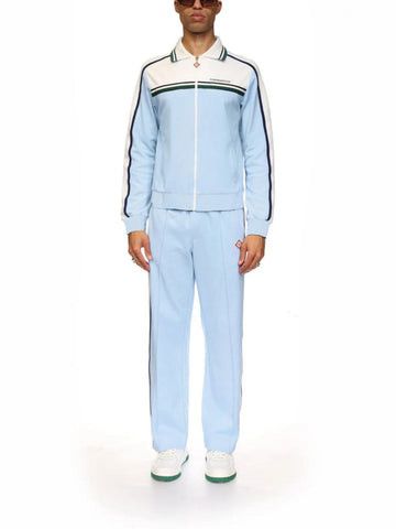 Casablanca o1mle0326 Track Bottoms Sweatpants & Joggers in Pale Blue Size US 38 / EU 54 - 2 Thumbnail