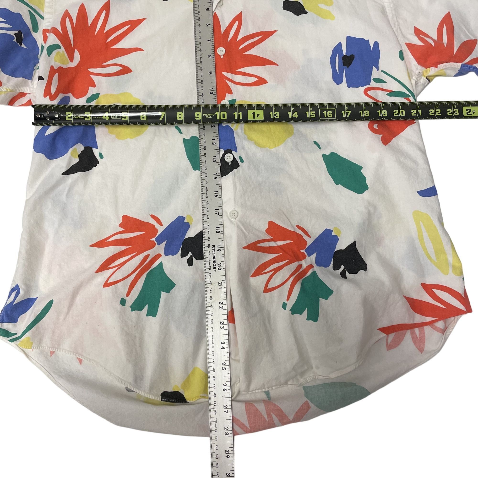 Other 80’s Basic White NEON Floral HAWAIIAN Multicolor Tro Size US XL / EU 56 / 4 - 7 Thumbnail