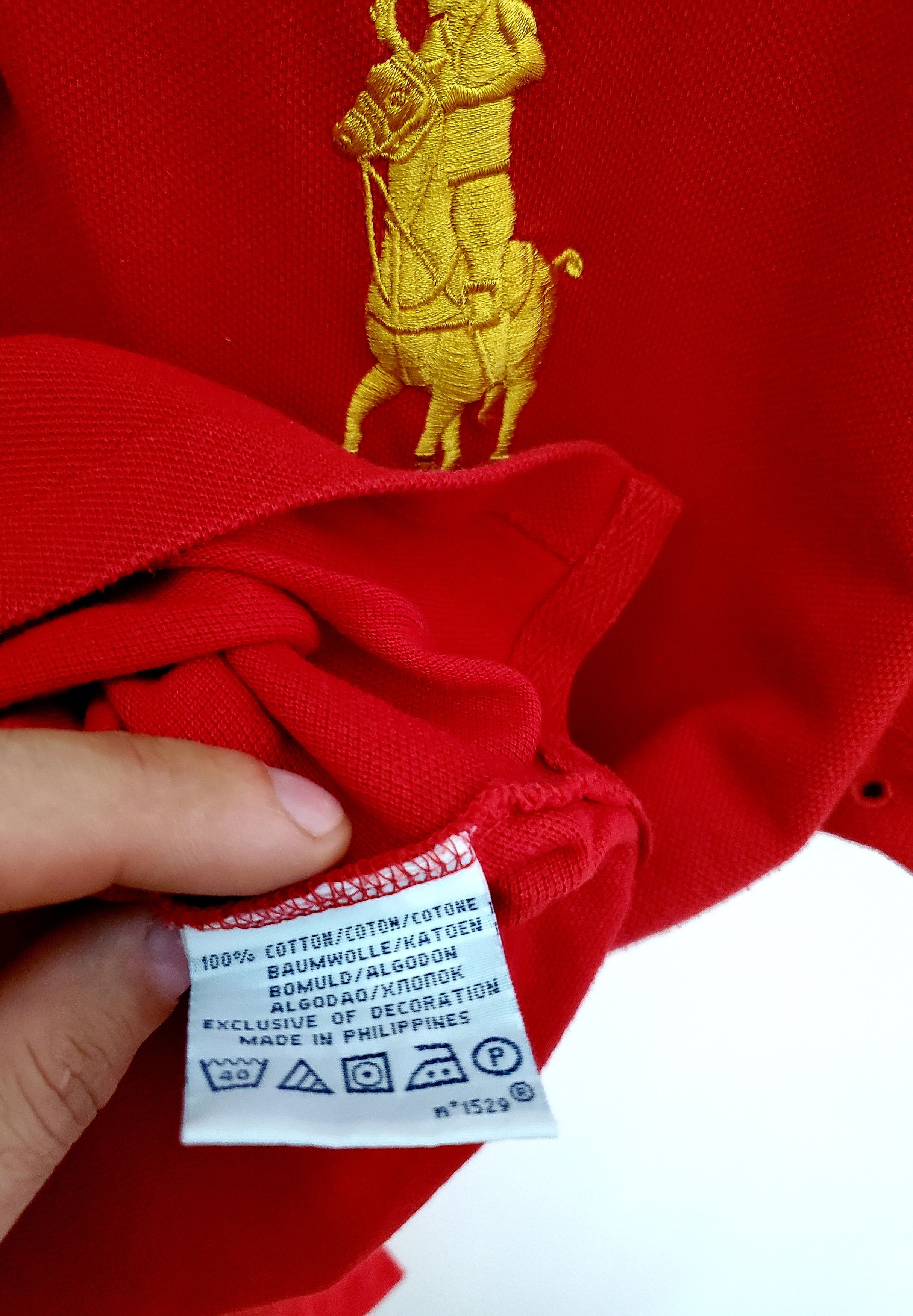 Polo Ralph Lauren × Vintage Polo Ralph Lauren Polo Shirt #2 Chief Keef Style Big Pony L Size US L / EU 52-54 / 3 - 6 Thumbnail