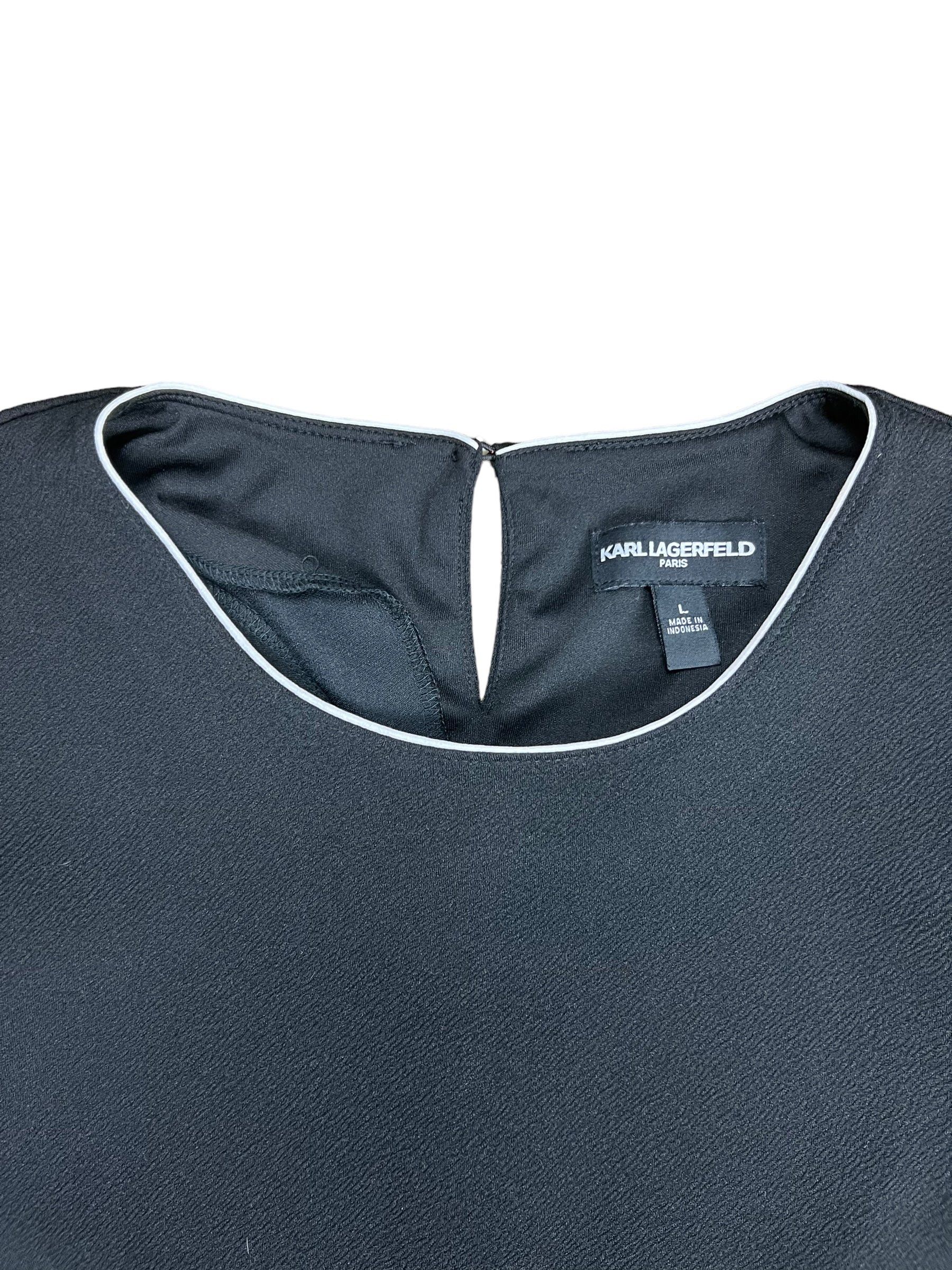 Designer × Karl Lagerfeld Karl Lagerfeld Ruffle Sleeve Blouse - L Size L / US 10 / IT 46 - 7 Thumbnail