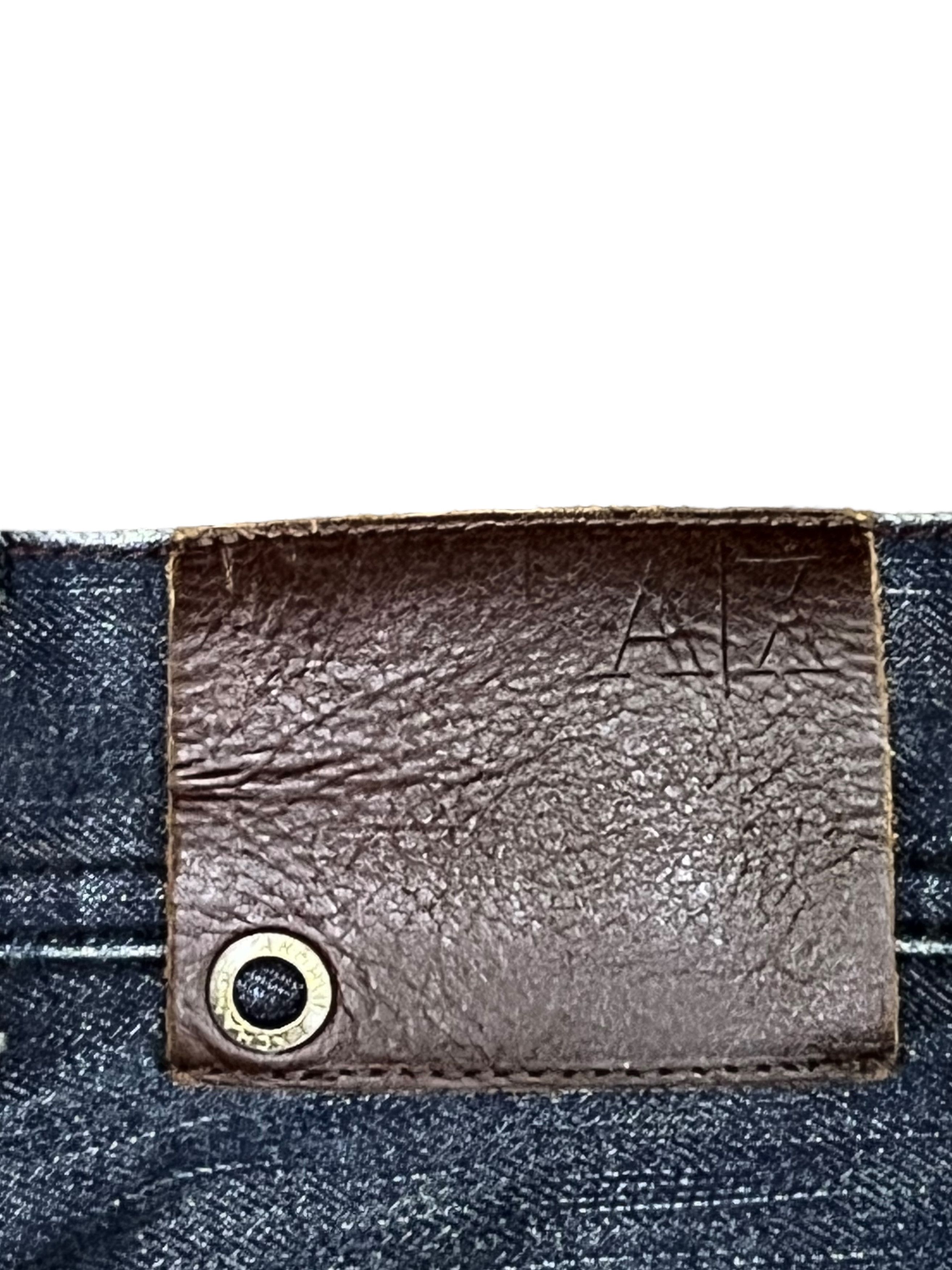 Armani Exchange Rare🔥Armani Exchange Distressed Jeans Flying Eagle Edition Size US 36 / EU 52 - 9 Thumbnail