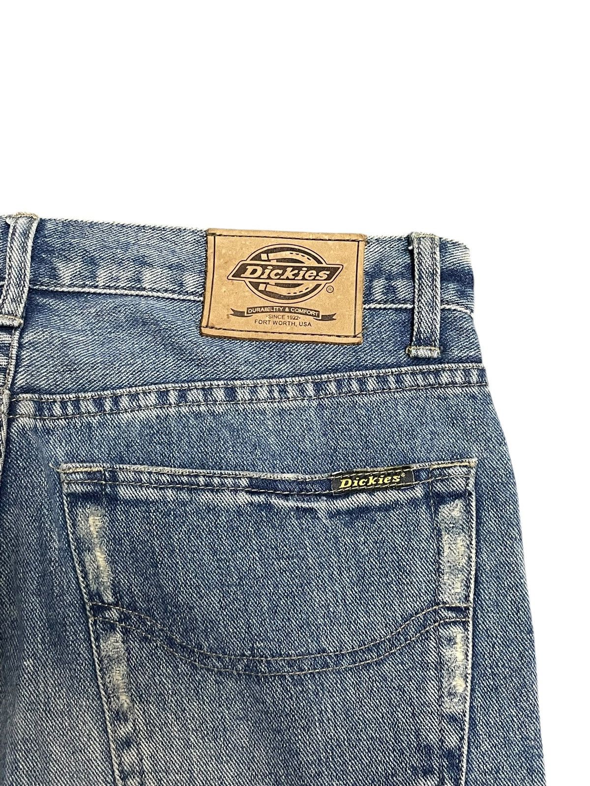 Dickies Vintage Dickies Fort Worth USA Blue Fade Wash Loose Straight Size US 32 / EU 48 - 9 Thumbnail