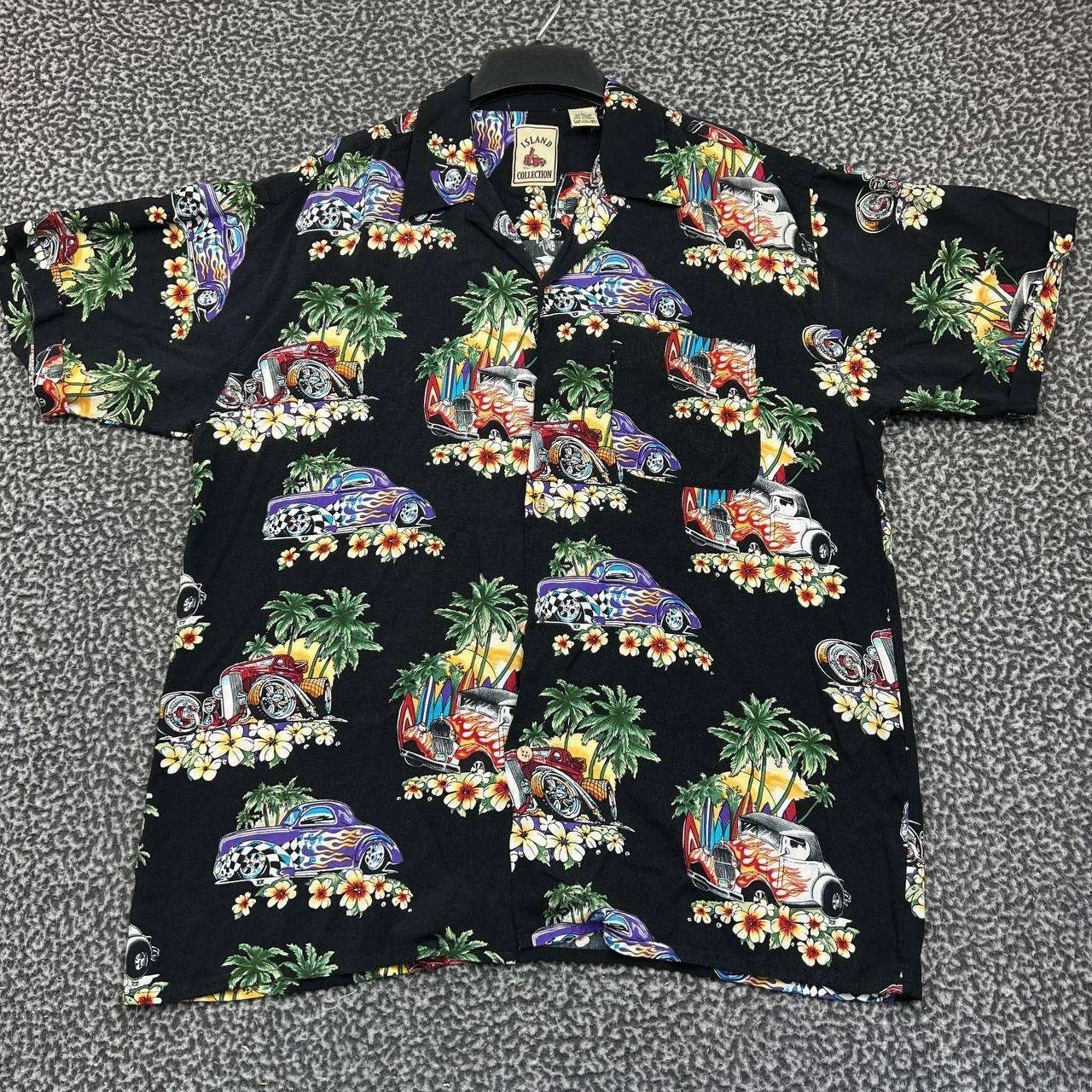 Other Island Collection Shirt Men Hawaiian Button Up Collared L Size US L / EU 52-54 / 3 - 1 Thumbnail