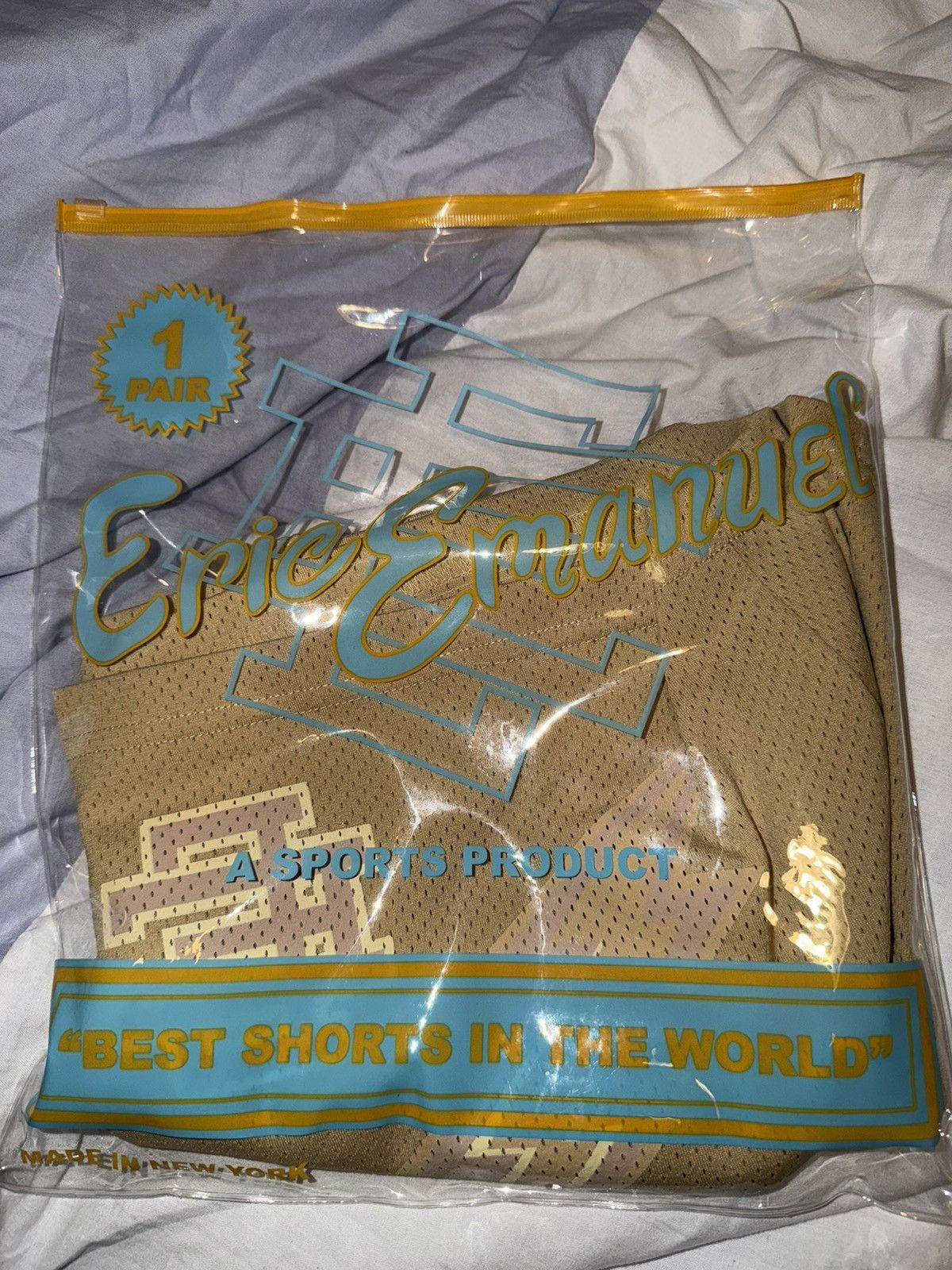 Eric Emanuel Gold Bolt EE Shorts Size US 32 / EU 48 - 2 Thumbnail