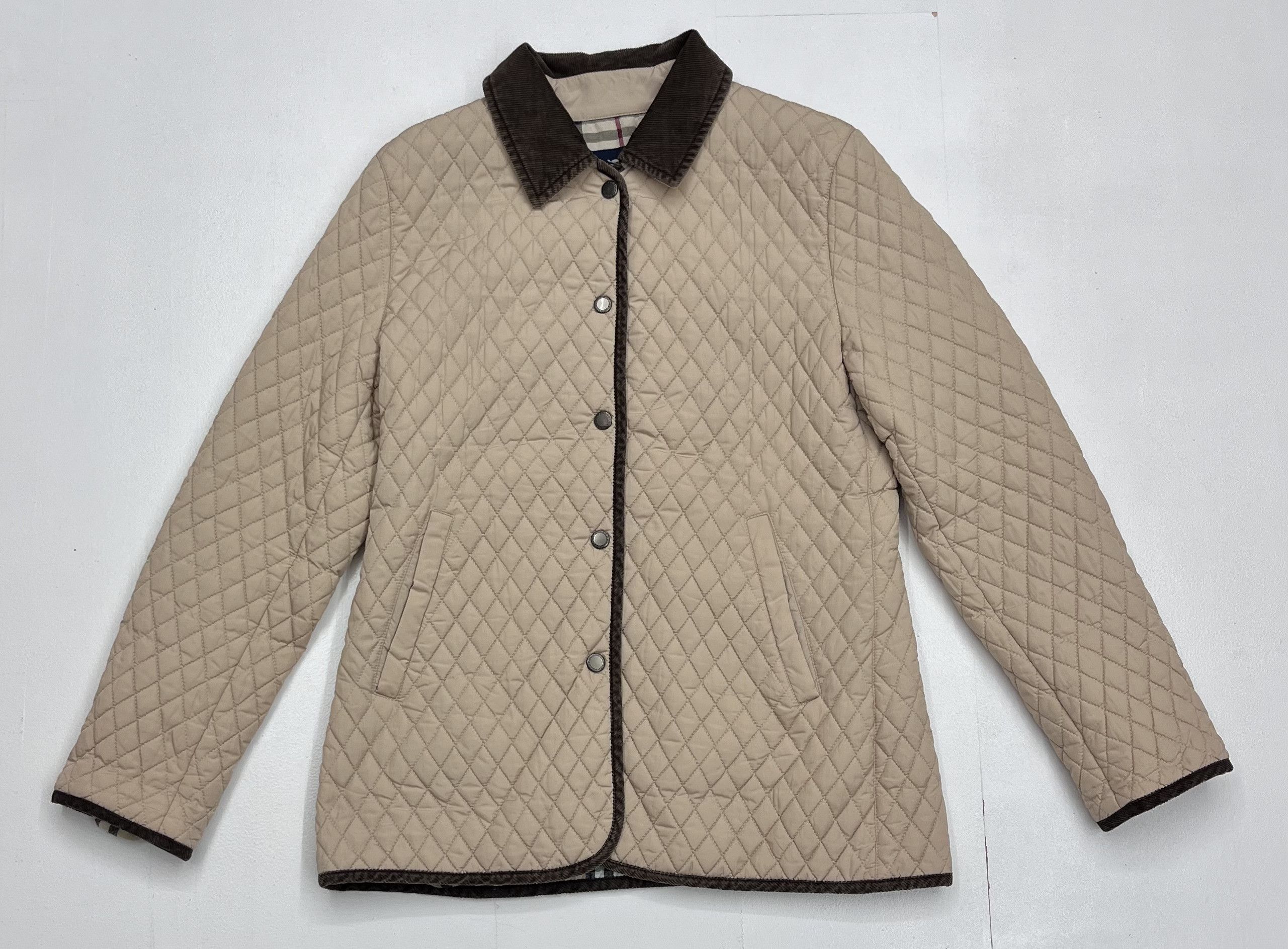 Burberry Burberry Quilted Jacket Beige Size M / US 6-8 / IT 42-44 - 1 Thumbnail