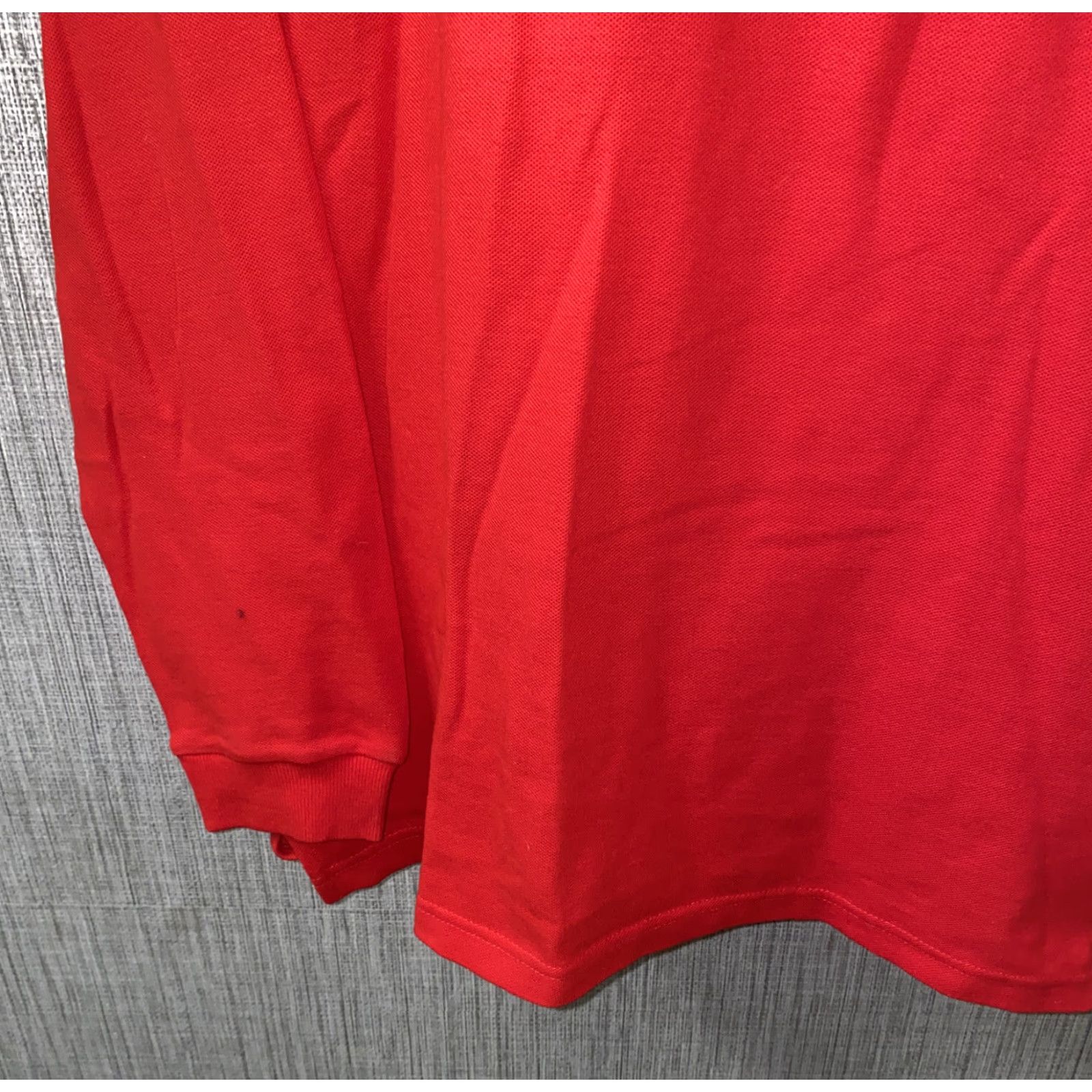 Vintage Beijing 2008 Polo Shirt Men Long Sleeve Golf 2XL Red Regular Shirt Mens Size US XXL / EU 58 / 5 - 5 Thumbnail