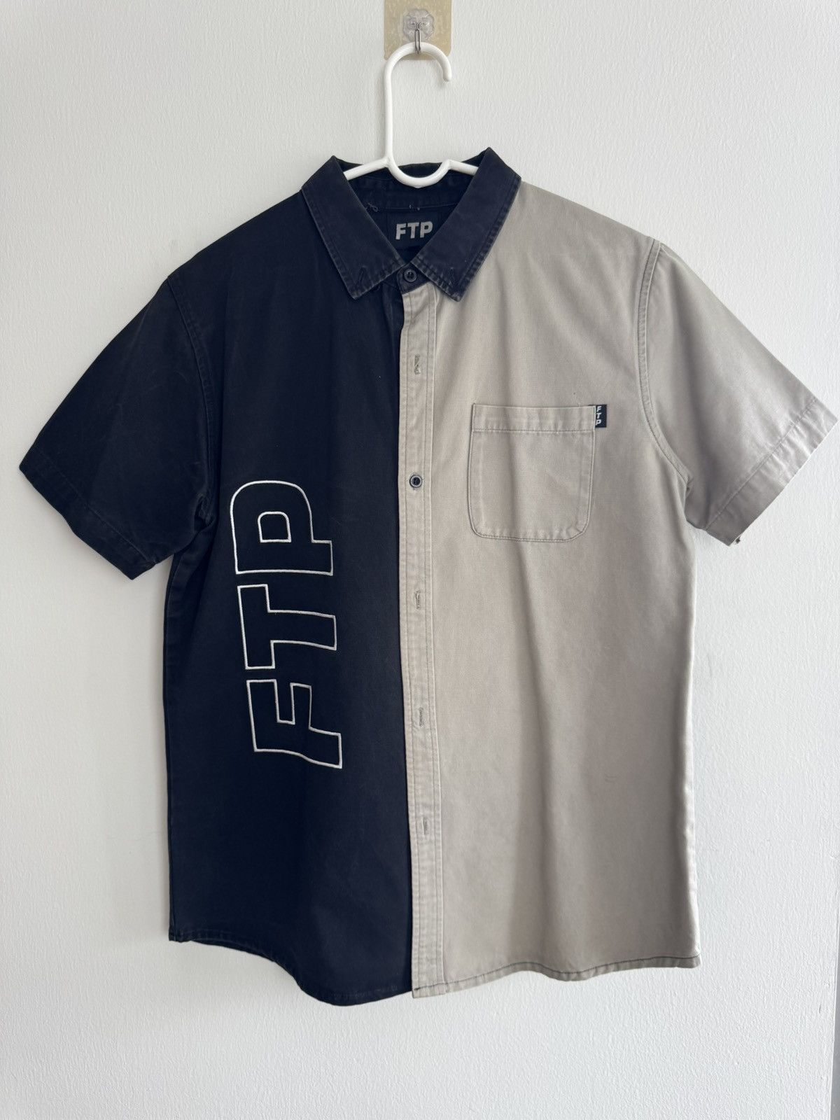 Fuck The Population FTP Two Tone Button-Up Shirt Size US M / EU 48-50 / 2 - 1 Thumbnail