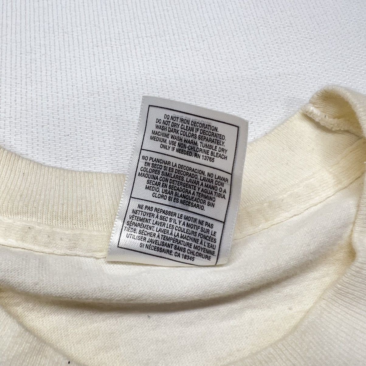 Fruit Of The Loom × Vintage VTG Auto Nation Tee Shirt White Single Stitch Heavy Cars Size US L / EU 52-54 / 3 - 9 Thumbnail