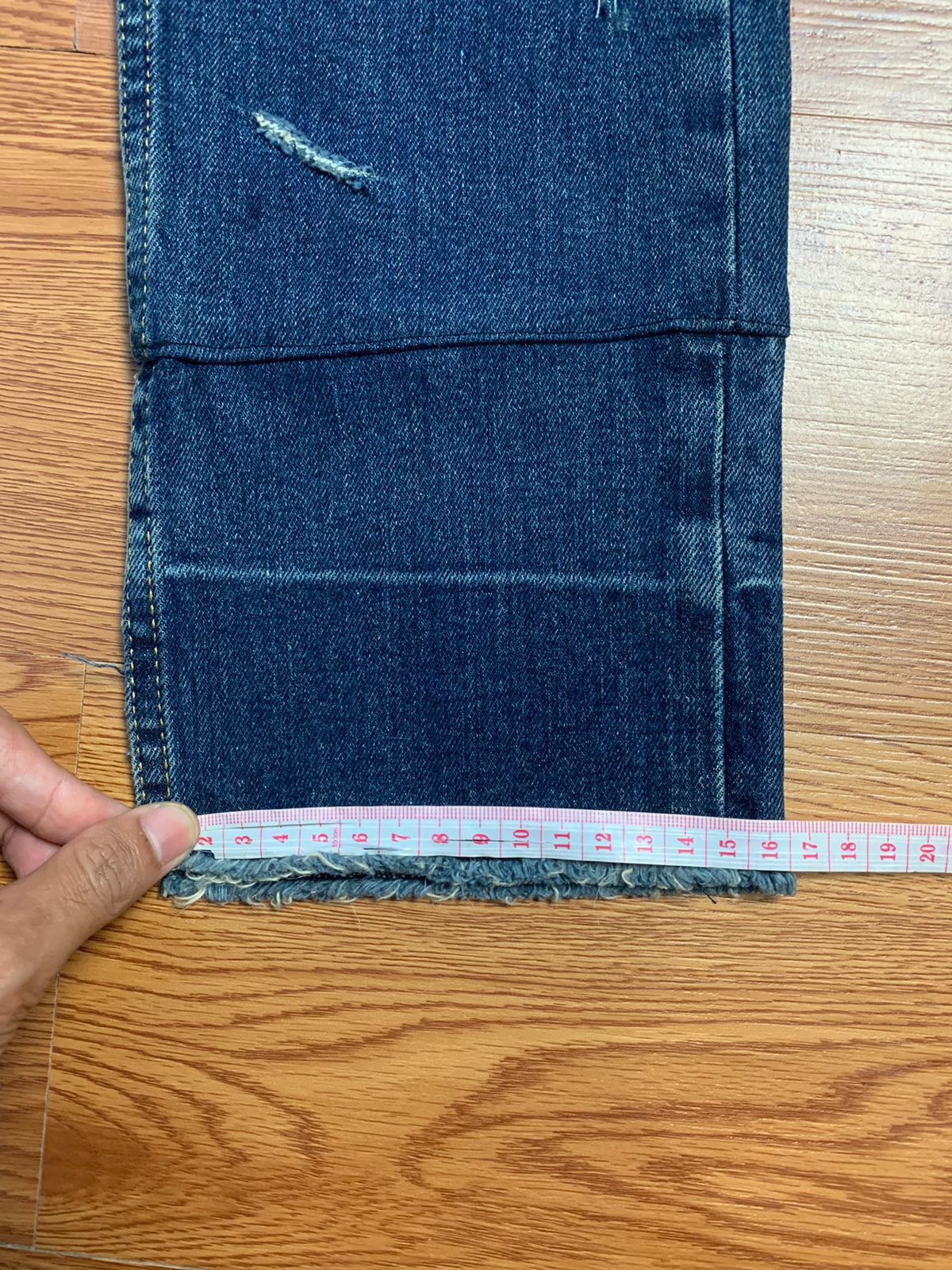 Maison Margiela Maison Margiela Cut Out Washed Denim Size US 30 / EU 46 - 19 Thumbnail
