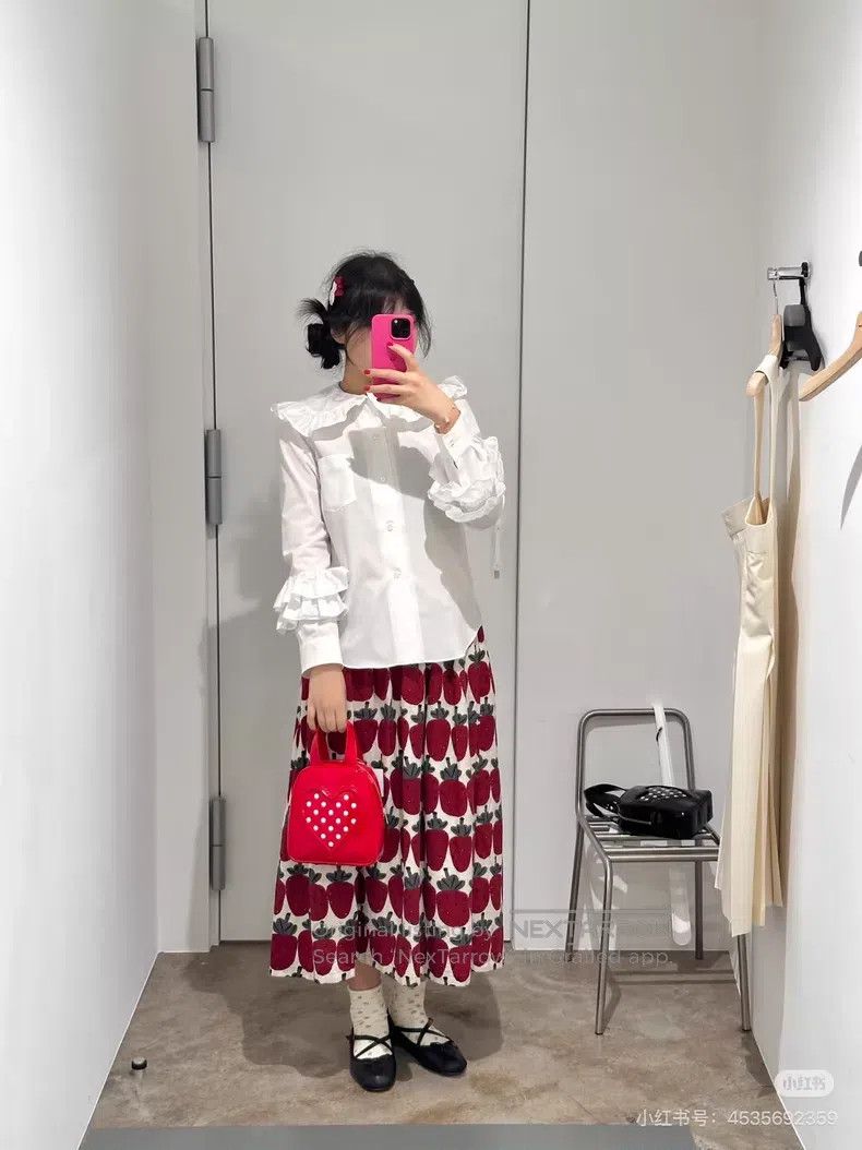 Comme des Garcons Comme Des Garcons Layered Petal Sleeve White Shirt Size XS / US 0-2 / IT 36-38 - 3 Thumbnail