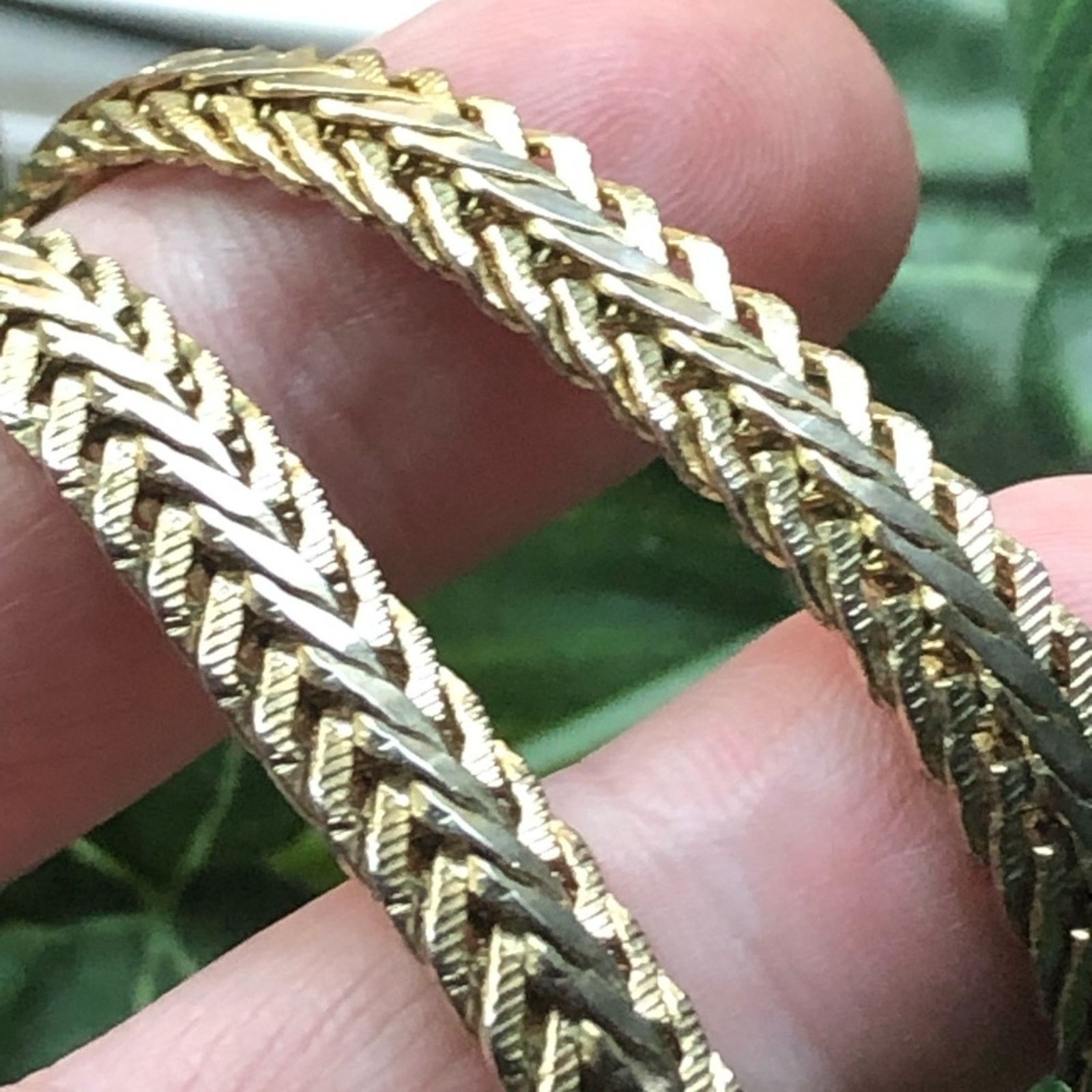 Vintage Vintage 90s gold plated braided chain necklace Size ONE SIZE - 2 Thumbnail