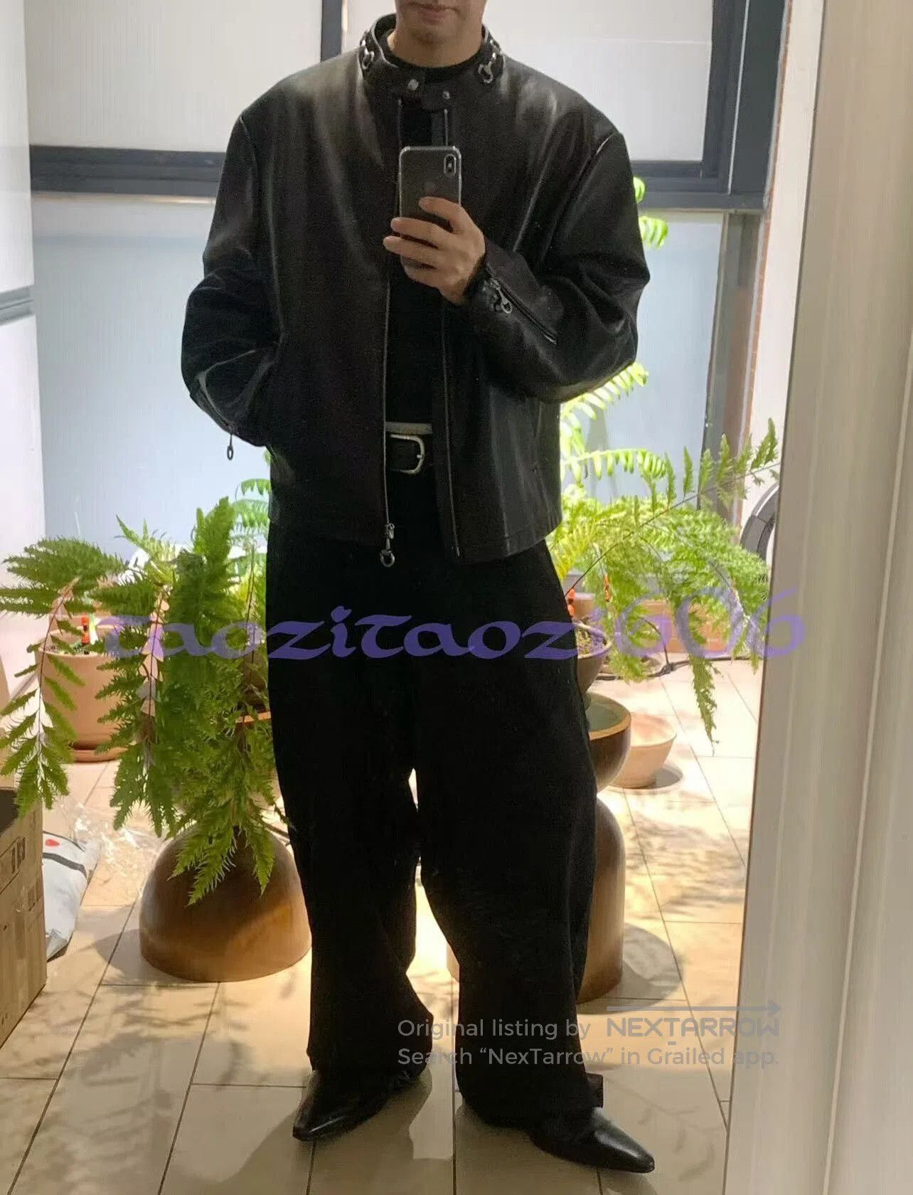 Gucci Gucci by Demna 26SS Black Horsebit Leather Jacket. Size US M / EU 48-50 / 2 - 9 Thumbnail