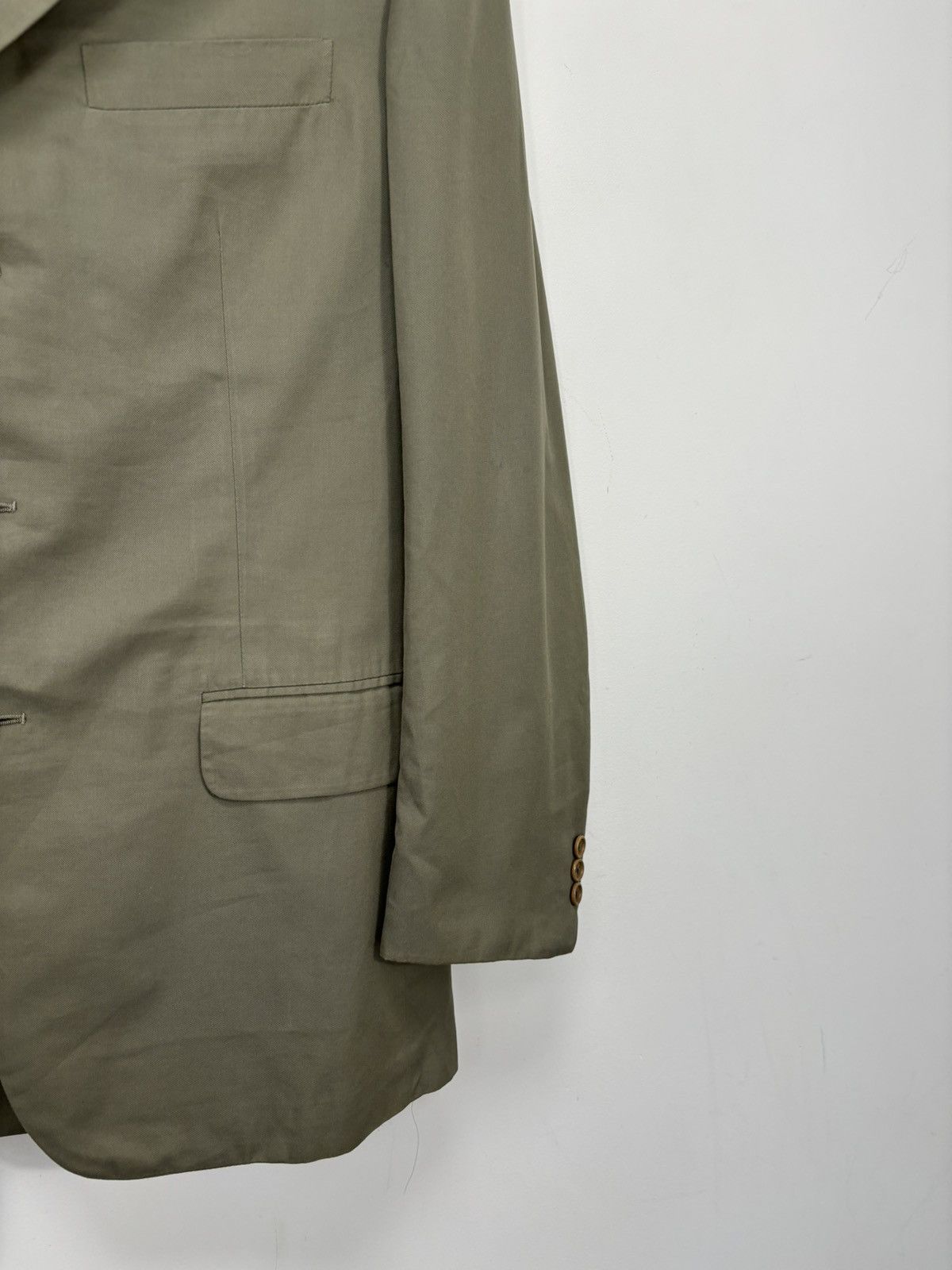 Burberry Vintage Burberry Davide Cenci Luxury Cotton Blazer Jacket Size 42R - 5 Thumbnail
