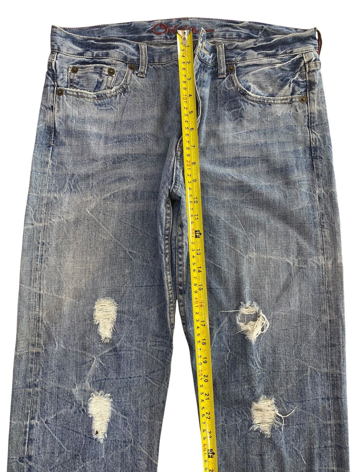 Japanese Brand Japanese Brand Thunder Wash Whiskers Style Flare Jeans Size US 34 / EU 50 - 6 Thumbnail