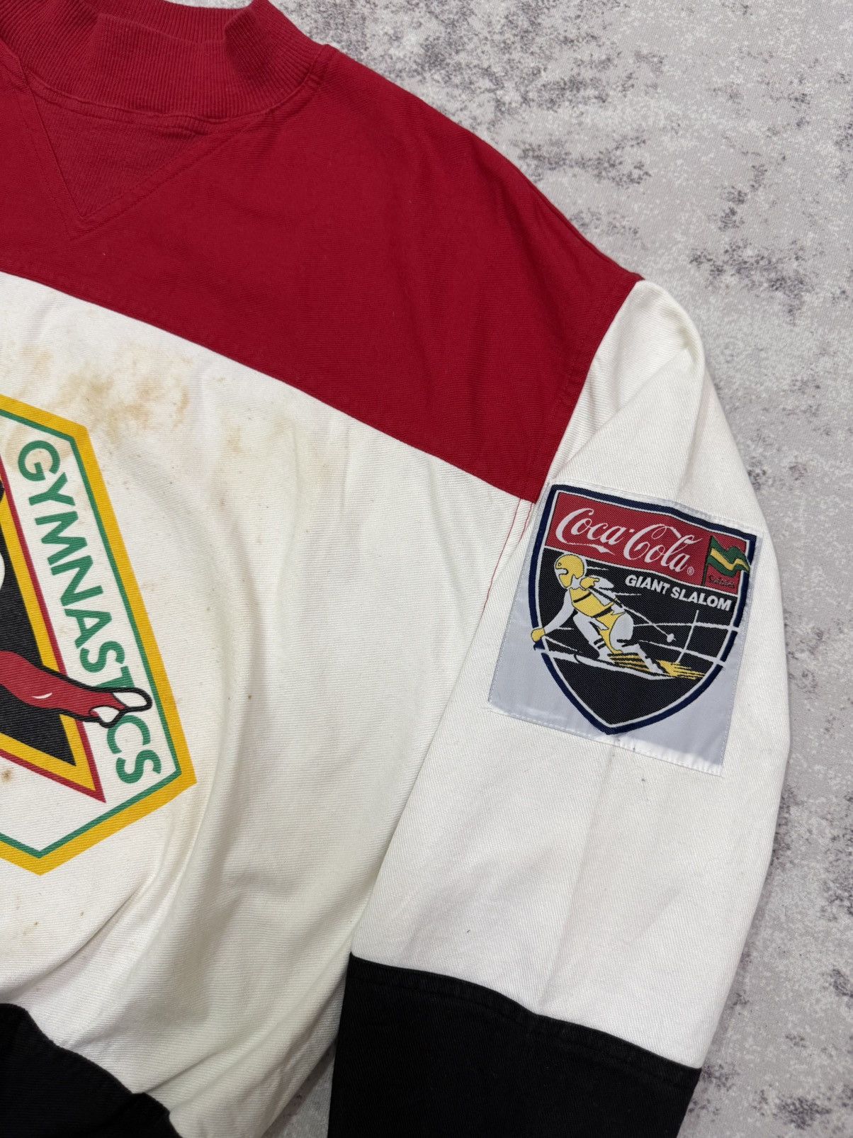 Coca Cola Vintage 80s Coke international Gymnastic Sweatshirt Size US M / EU 48-50 / 2 - 5 Thumbnail