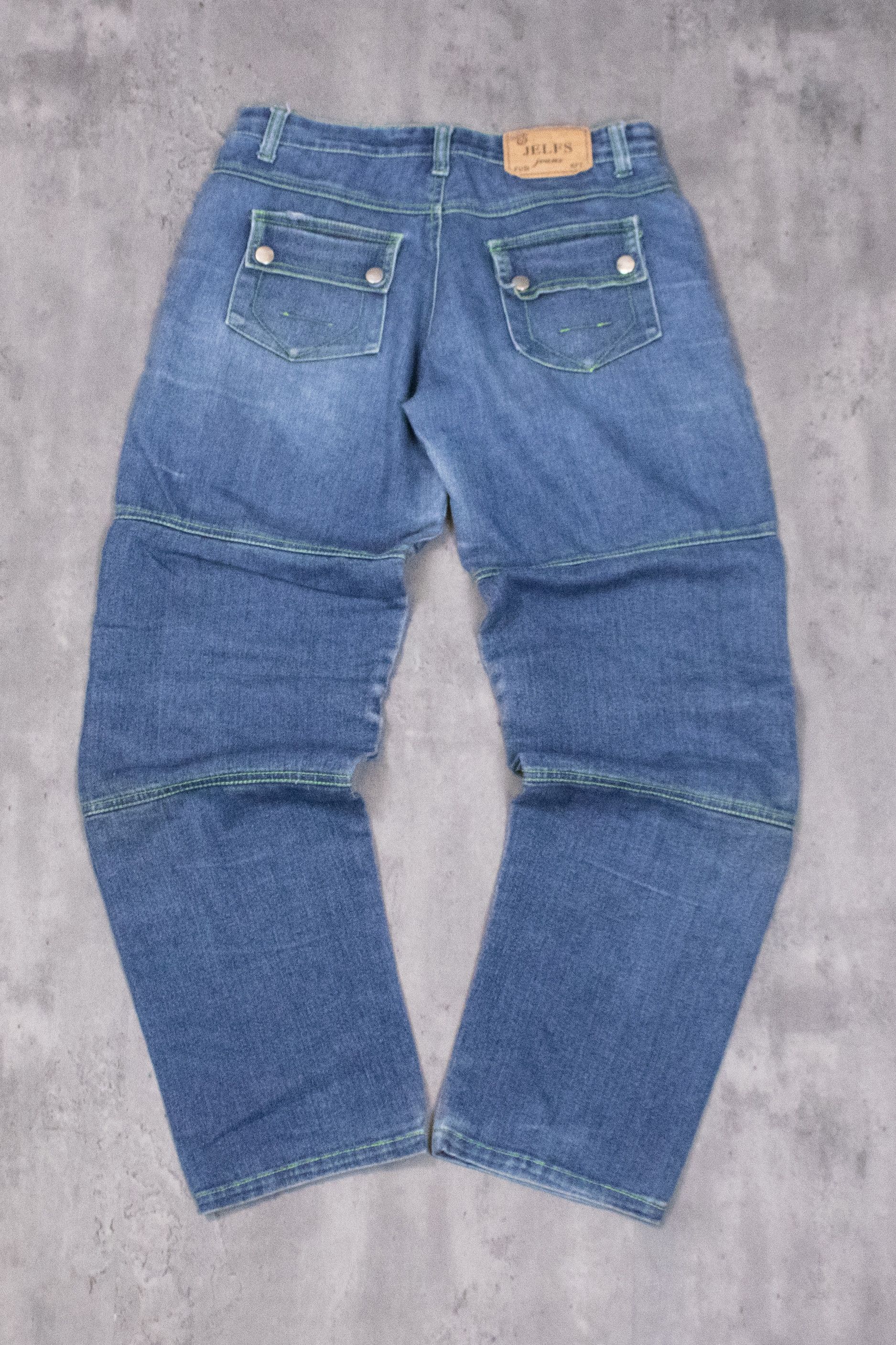 Carhartt × Dickies × Vintage Y2K 2000's Contrast Stitch Double Knee Denim Jeans Pant's Size US 26 / EU 42 - 10 Thumbnail