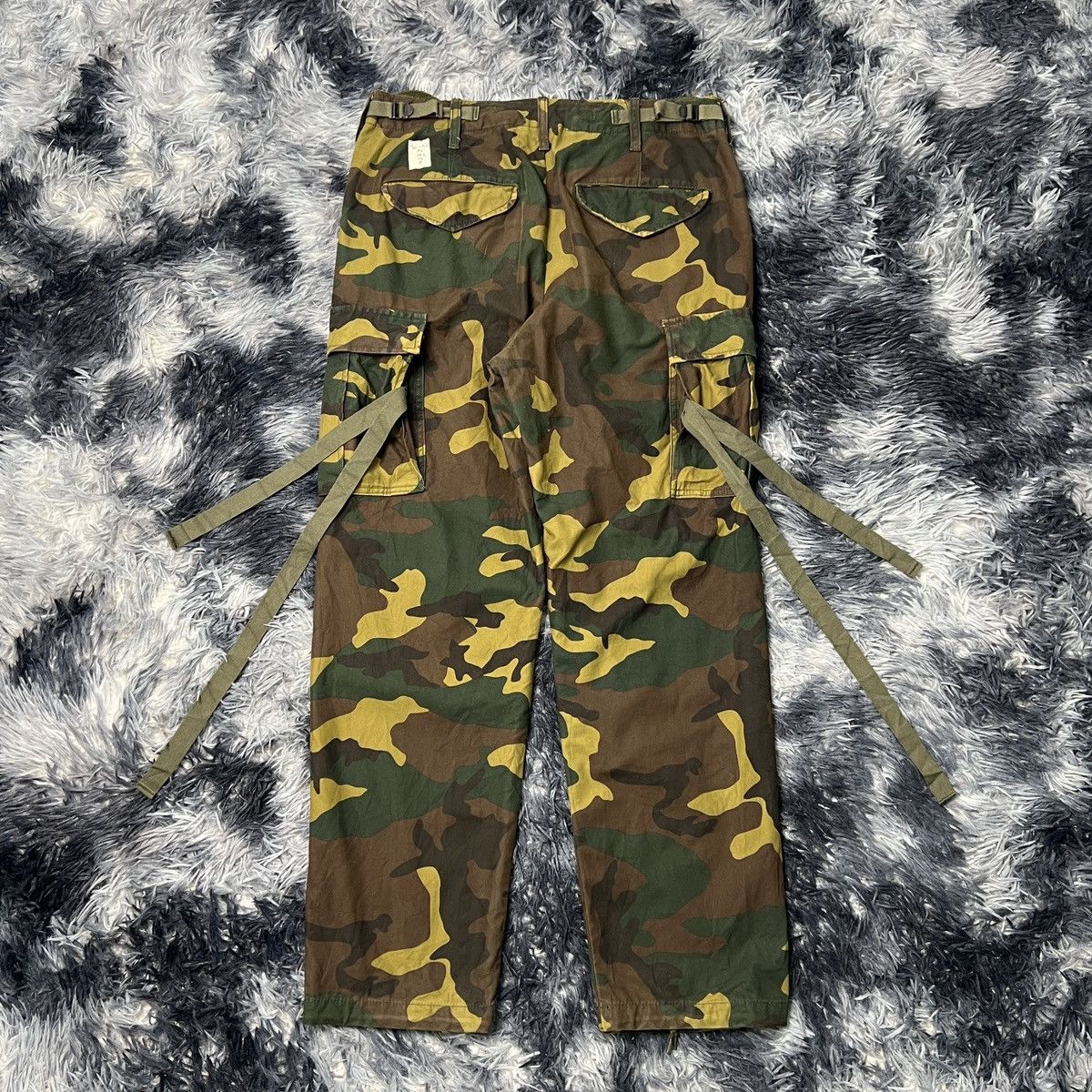 Japanese Brand Back Number Camouflage Design (M65 Field) Bondage Cargo Pant Size US 31 - 2 Thumbnail