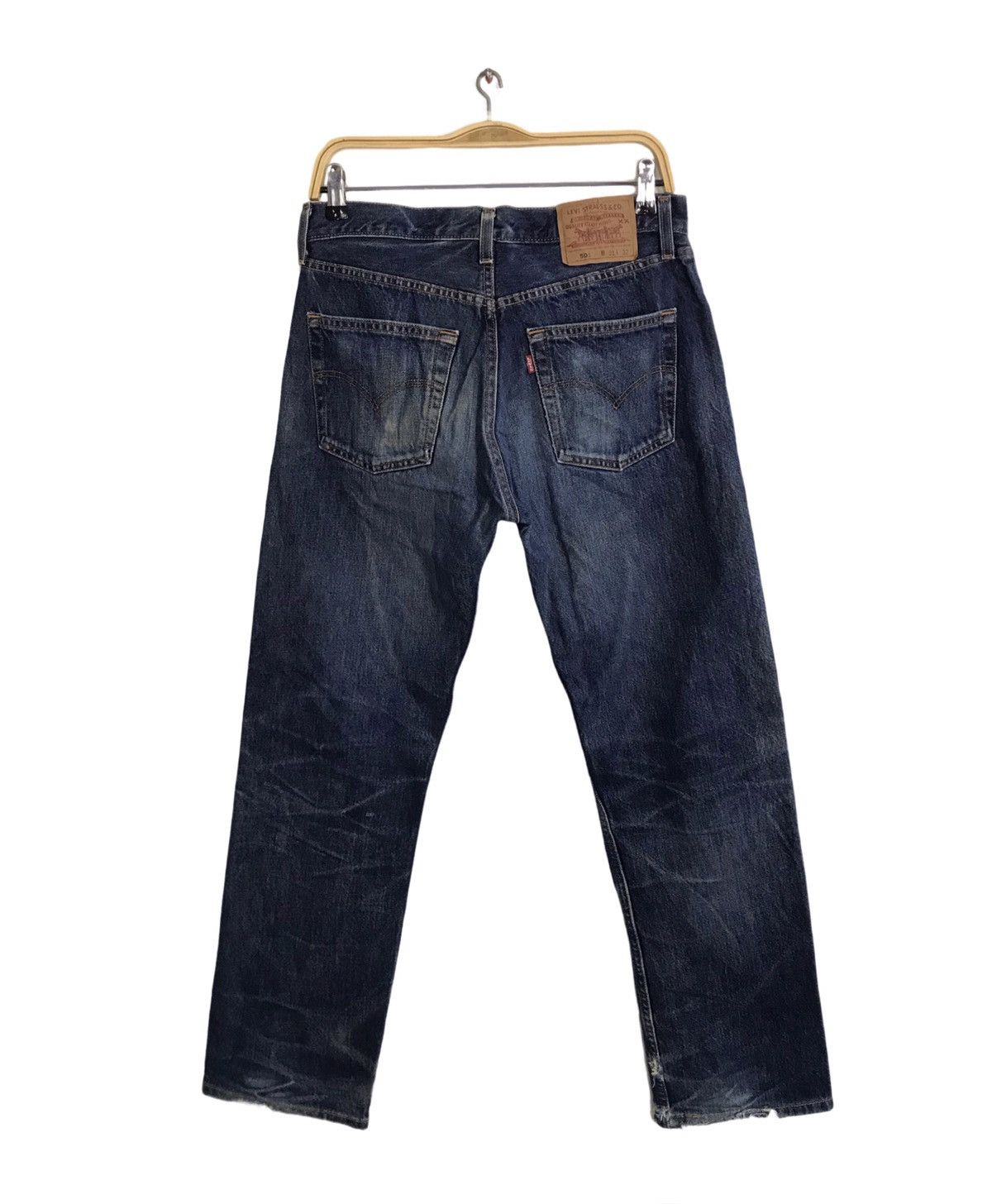 Levi's Vintage Clothing Levi's 90s Lot 501 Indigo Denim Jeans Buttonfly E181 Size US 30 / EU 46 - 1 Thumbnail